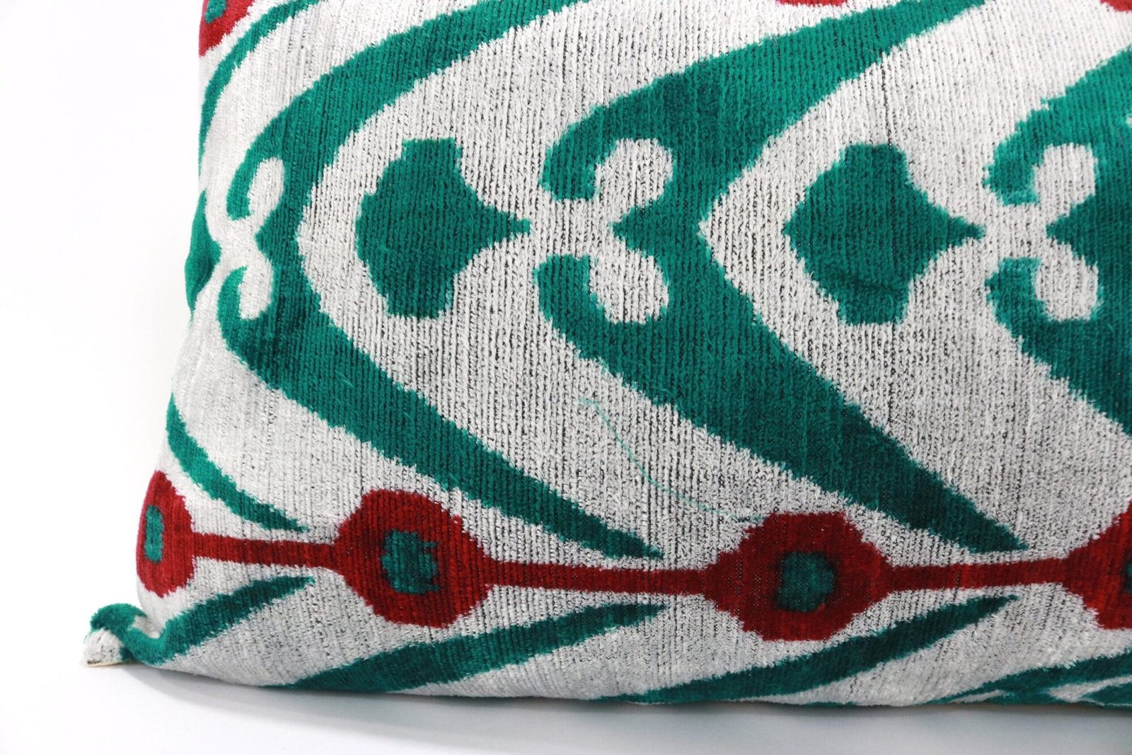 Silk Velvet ikat pillow, Velvet Ikat cushion, Decorative pillow, Handmade pillow, Throw pillow, Boho Velvet pillow, Home interior pillow