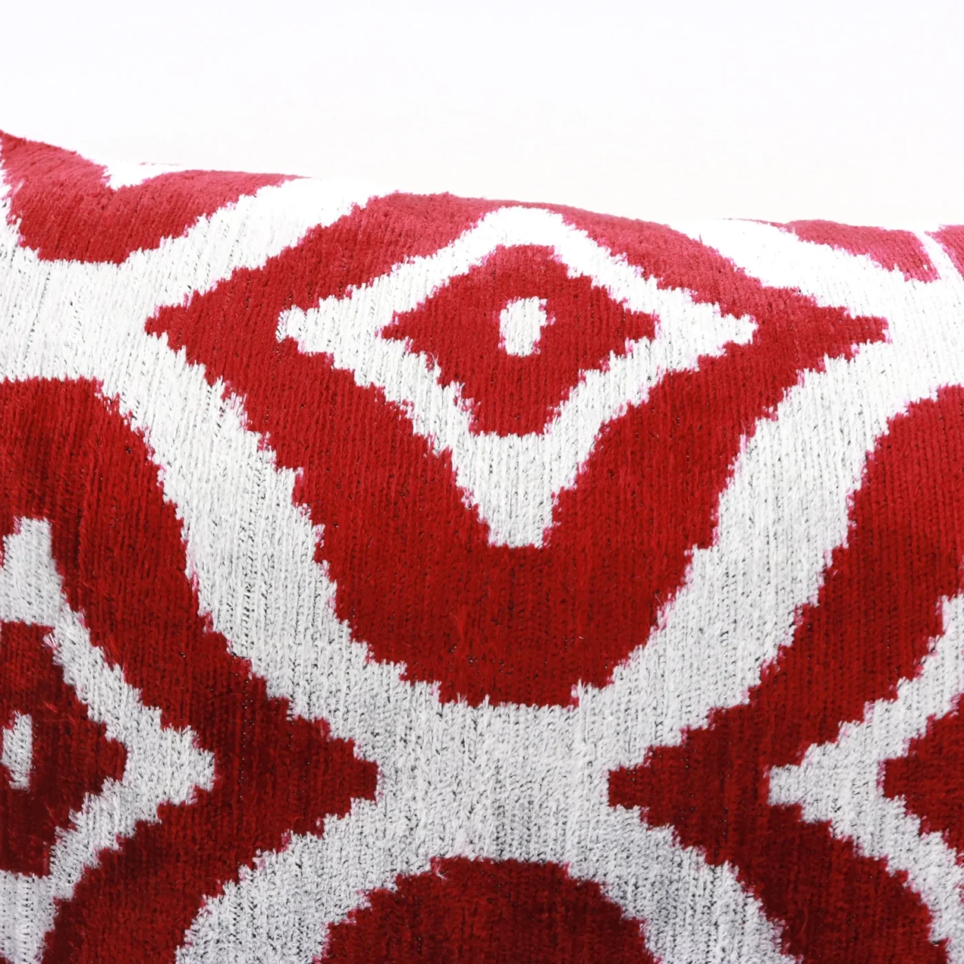 Silk Velvet ikat pillow, Velvet Ikat cushion, Decorative pillow, Handmade pillow, Throw pillow, Boho Velvet pillow, Home interior pillow