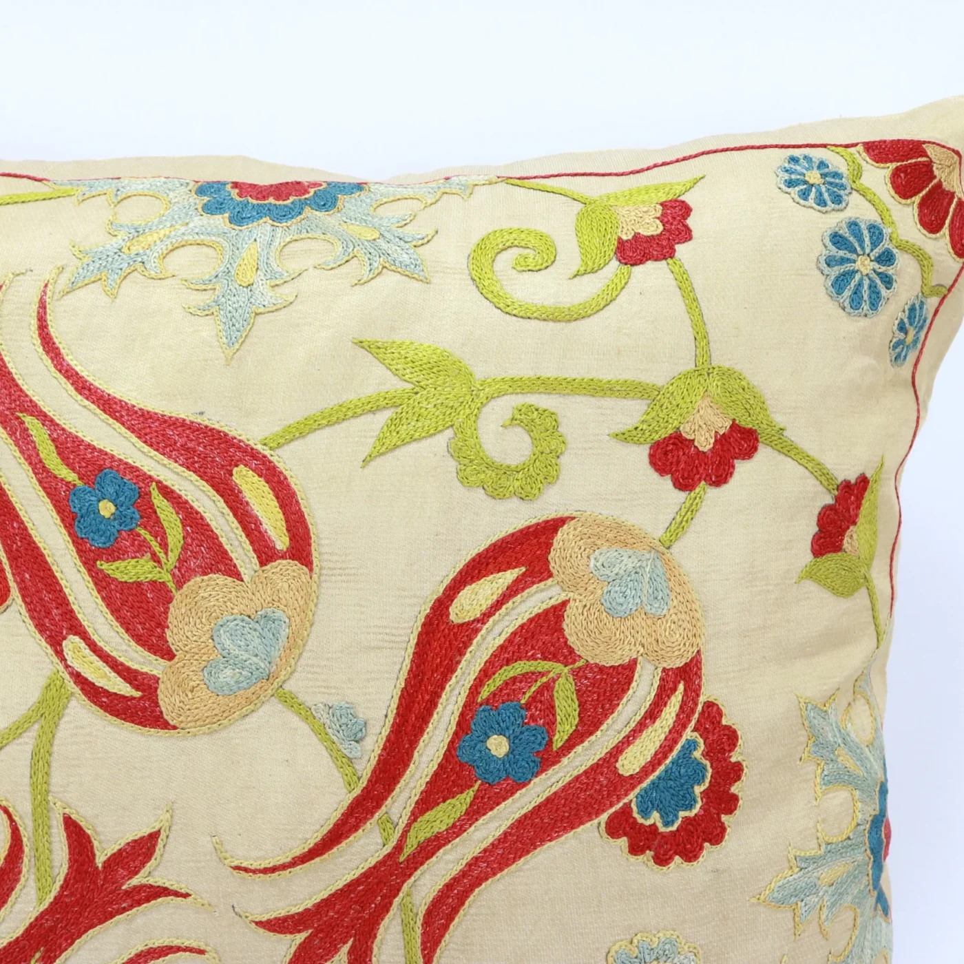 Suzani Pillow Uzbek hand embroidery Suzani Throw Pillow, Suzani Cushion Cover Suzani Pillow Cover Hand Embroidery Pillow Best Sale