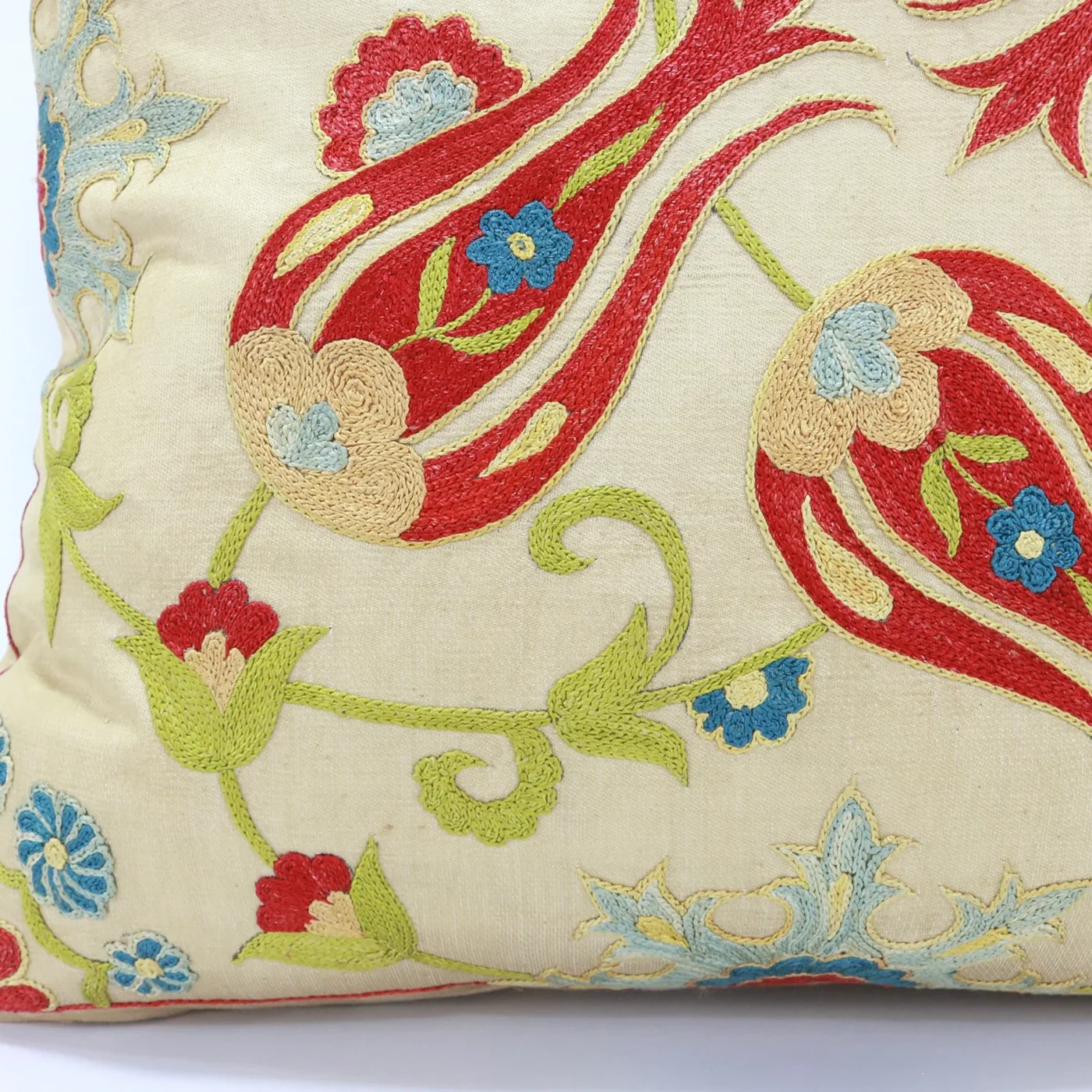 Suzani Pillow Uzbek hand embroidery Suzani Throw Pillow, Suzani Cushion Cover Suzani Pillow Cover Hand Embroidery Pillow Best Sale