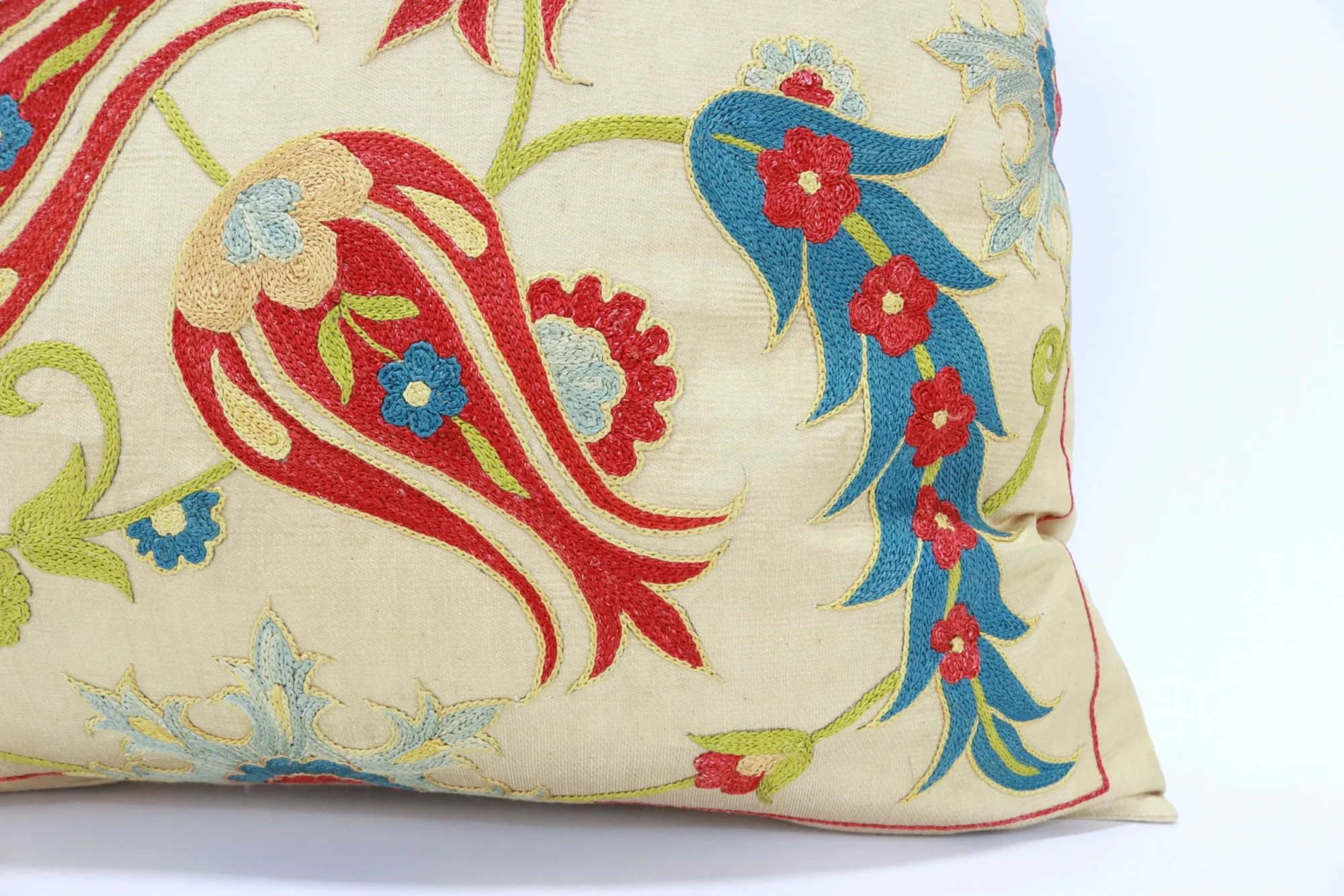Suzani Pillow Uzbek hand embroidery Suzani Throw Pillow, Suzani Cushion Cover Suzani Pillow Cover Hand Embroidery Pillow Best Sale