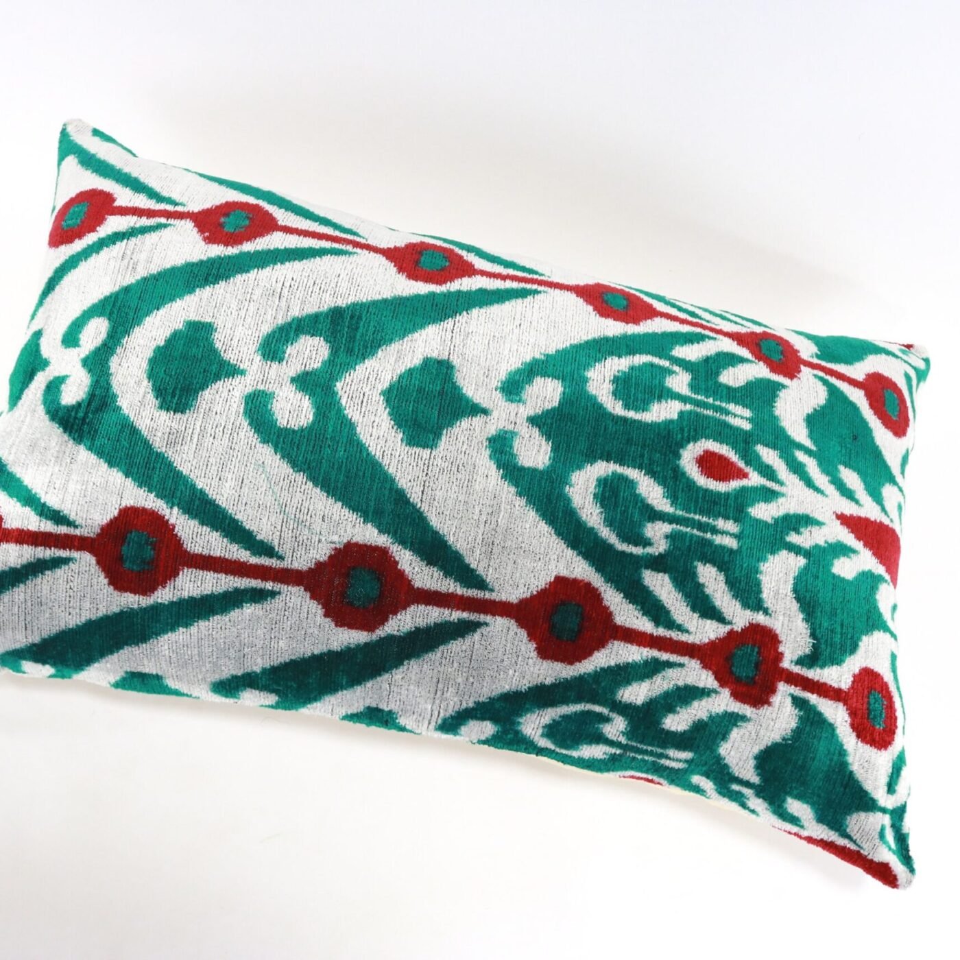 Silk Velvet ikat pillow, Velvet Ikat cushion, Decorative pillow, Handmade pillow, Throw pillow, Boho Velvet pillow, Home interior pillow