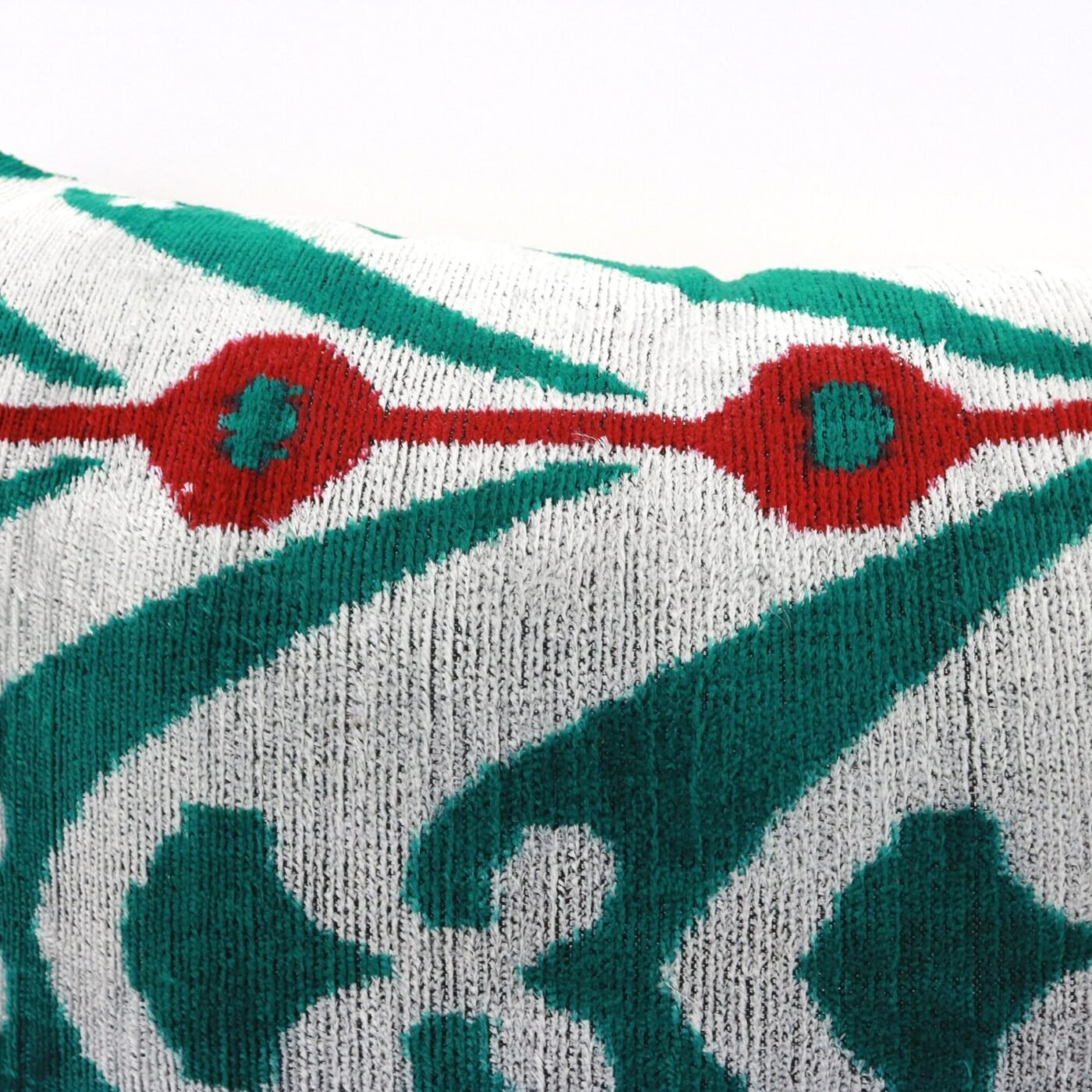 Silk Velvet ikat pillow, Velvet Ikat cushion, Decorative pillow, Handmade pillow, Throw pillow, Boho Velvet pillow, Home interior pillow