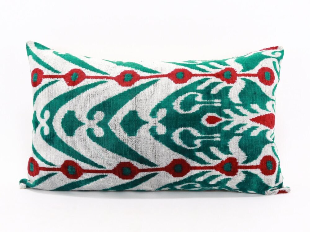 il_fullxfull.4655916695_stjt Silk Velvet ikat pillow, Velvet Ikat cushion, Decorative pillow, Handmade pillow, Throw pillow, Boho Velvet pillow, Home interior pillow