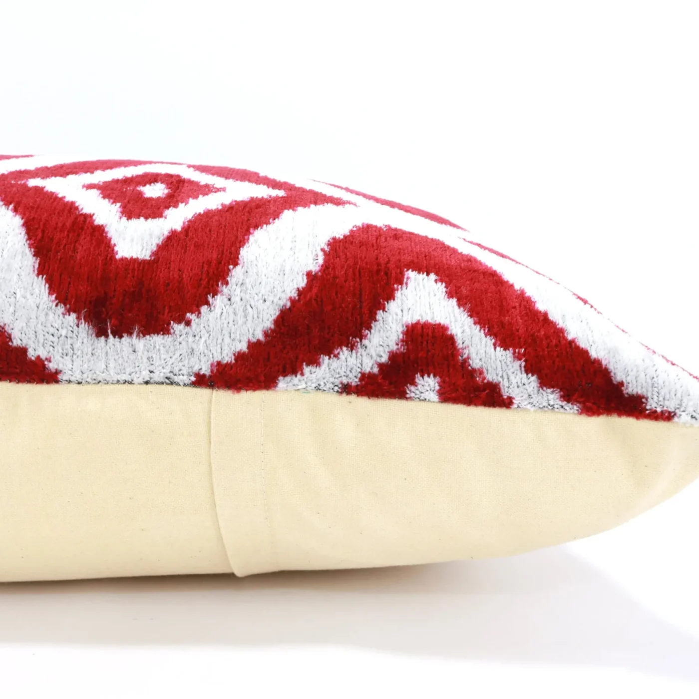 Silk Velvet ikat pillow, Velvet Ikat cushion, Decorative pillow, Handmade pillow, Throw pillow, Boho Velvet pillow, Home interior pillow