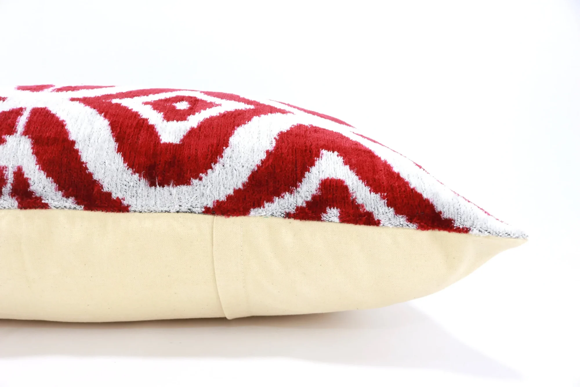 Silk Velvet ikat pillow, Velvet Ikat cushion, Decorative pillow, Handmade pillow, Throw pillow, Boho Velvet pillow, Home interior pillow