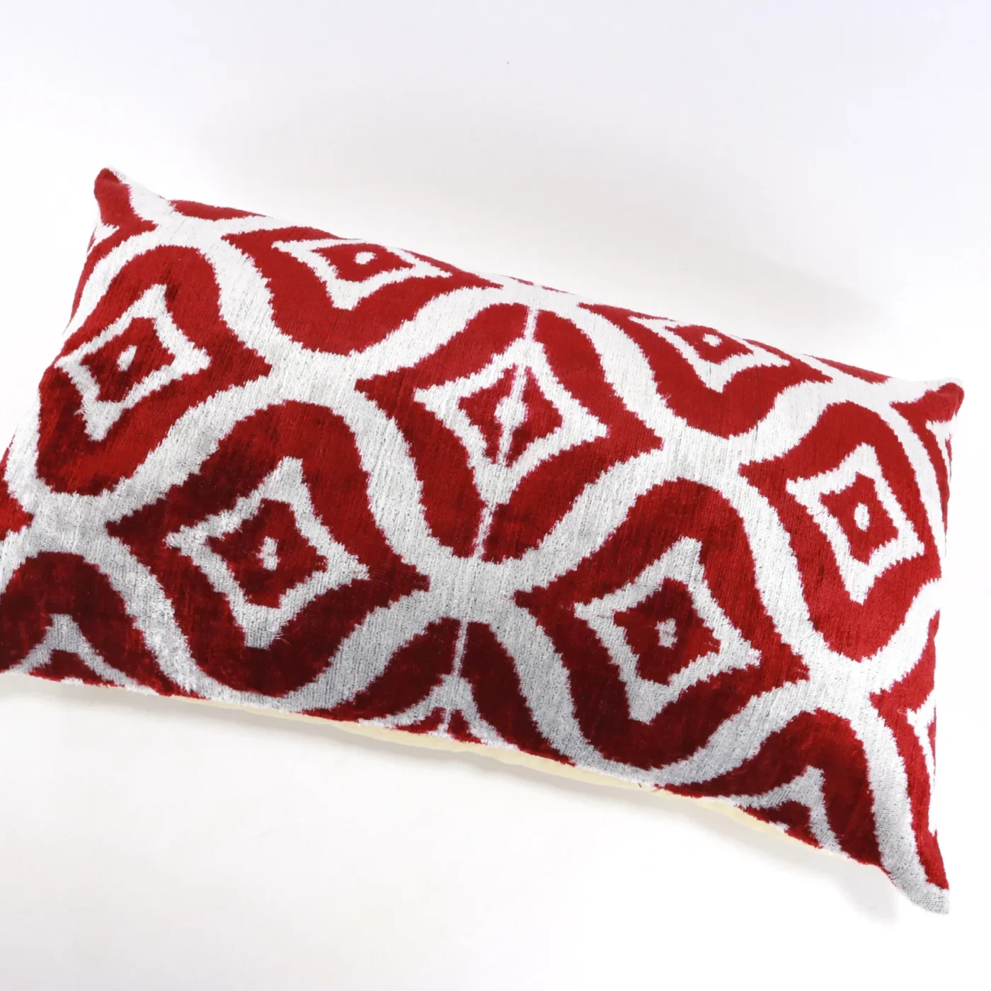 Silk Velvet ikat pillow, Velvet Ikat cushion, Decorative pillow, Handmade pillow, Throw pillow, Boho Velvet pillow, Home interior pillow
