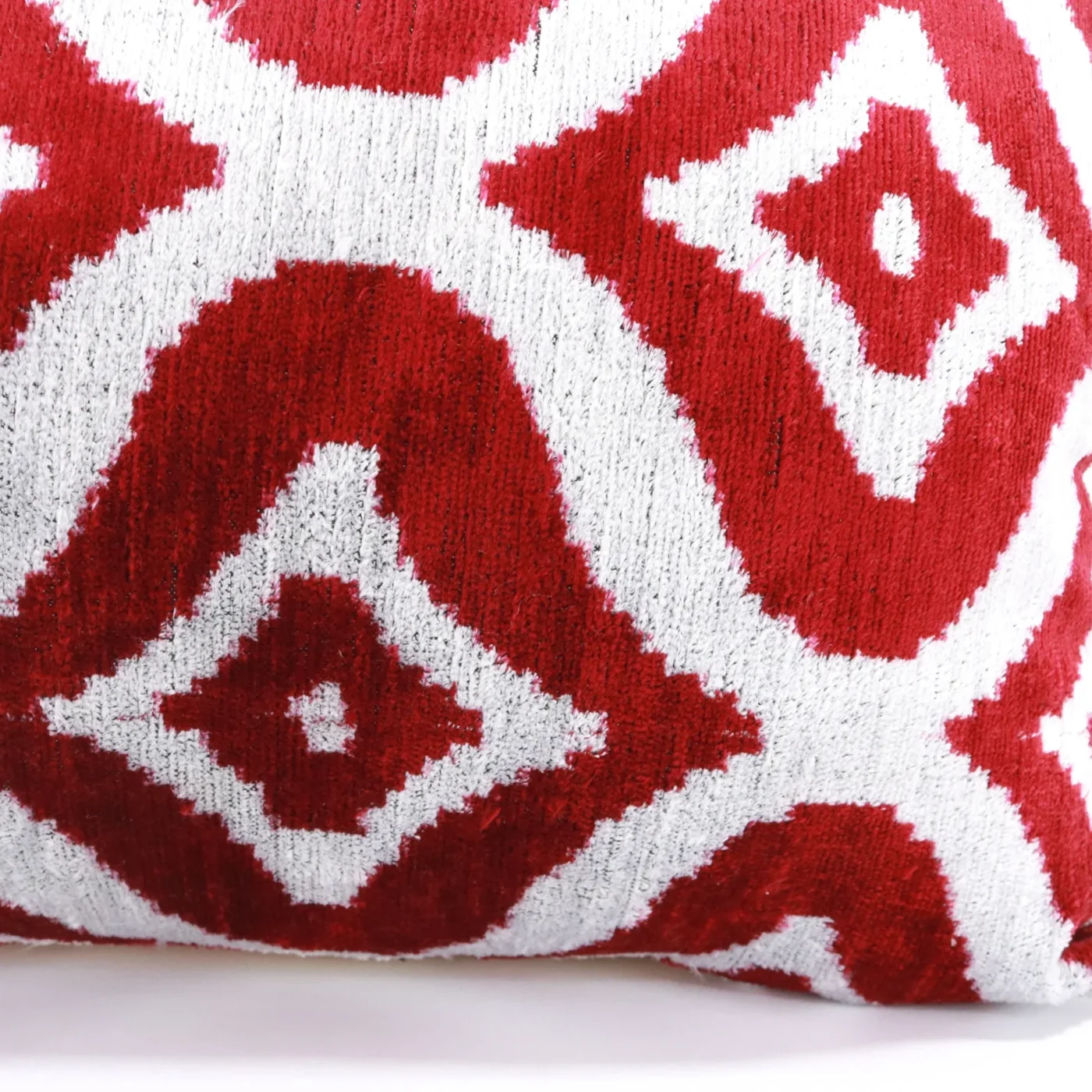 Silk Velvet ikat pillow, Velvet Ikat cushion, Decorative pillow, Handmade pillow, Throw pillow, Boho Velvet pillow, Home interior pillow