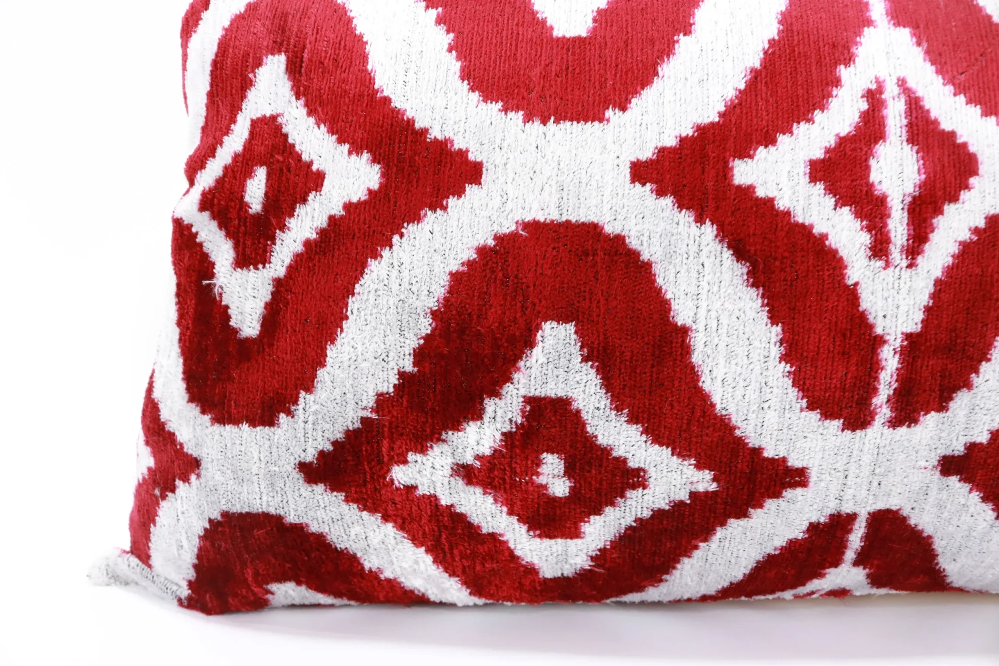 Silk Velvet ikat pillow, Velvet Ikat cushion, Decorative pillow, Handmade pillow, Throw pillow, Boho Velvet pillow, Home interior pillow