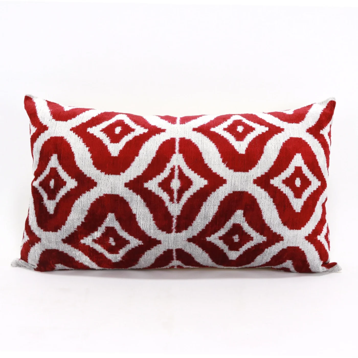 Silk Velvet ikat pillow, Velvet Ikat cushion, Decorative pillow, Handmade pillow, Throw pillow, Boho Velvet pillow, Home interior pillow