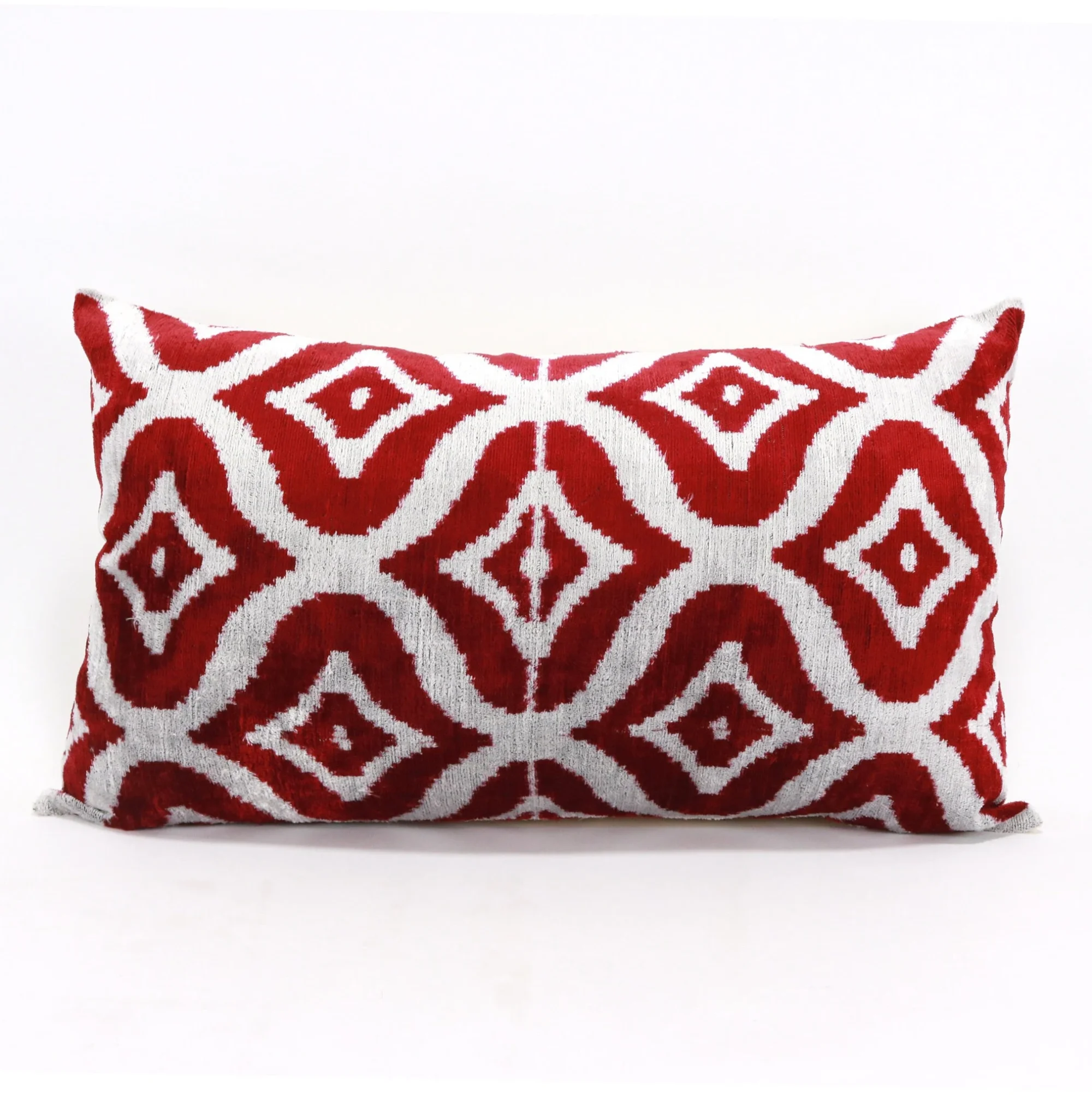 Silk Velvet ikat pillow, Velvet Ikat cushion, Decorative pillow, Handmade pillow, Throw pillow, Boho Velvet pillow, Home interior pillow