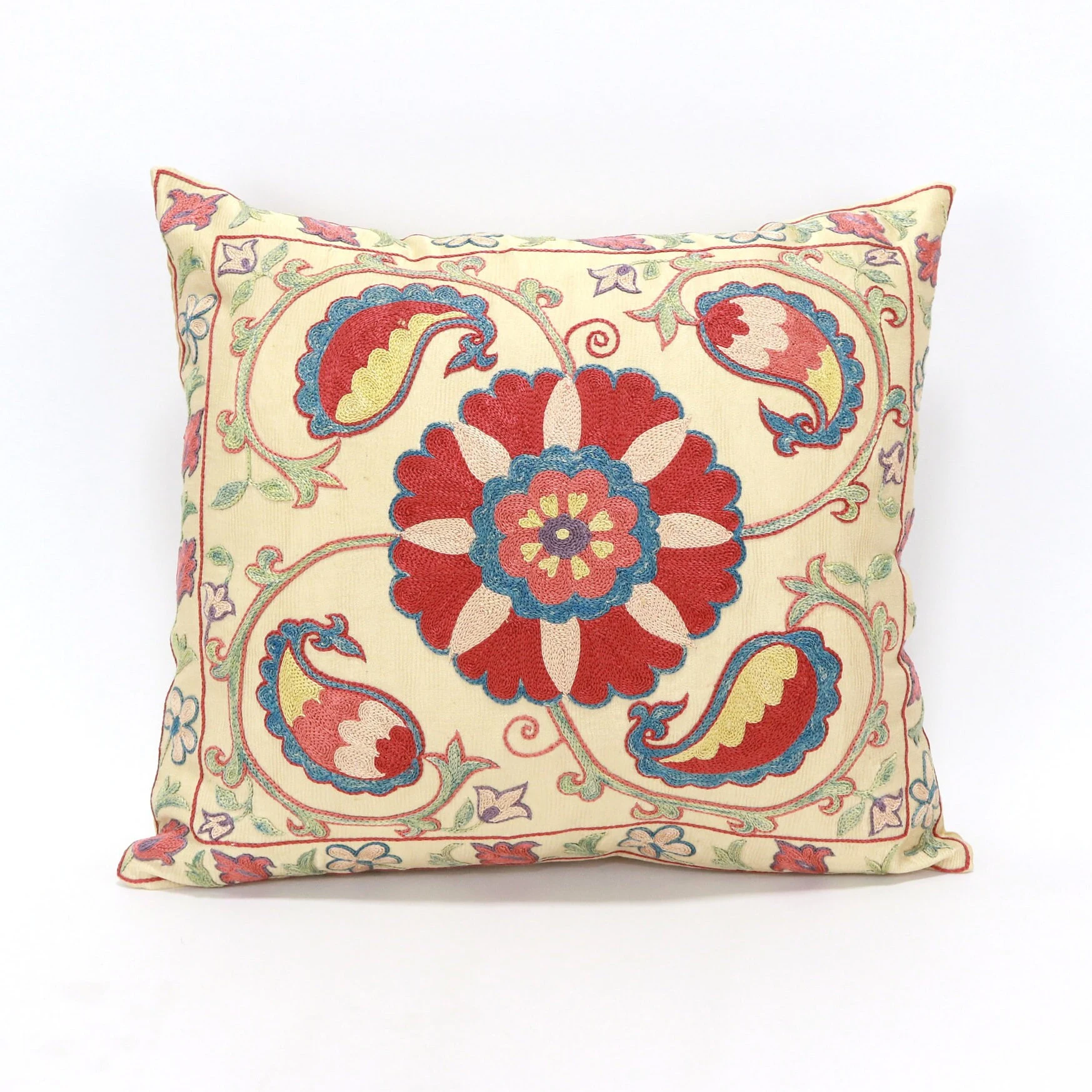 il_fullxfull.5552140416_bcw7 Suzani Pillow Uzbek Embroidery,Suzani 16 x 16 Throw Pillow, Suzani Cushion Cover,Suzani Pillow Cover,Hand Embroidery Suzani Pillow,Best Sale