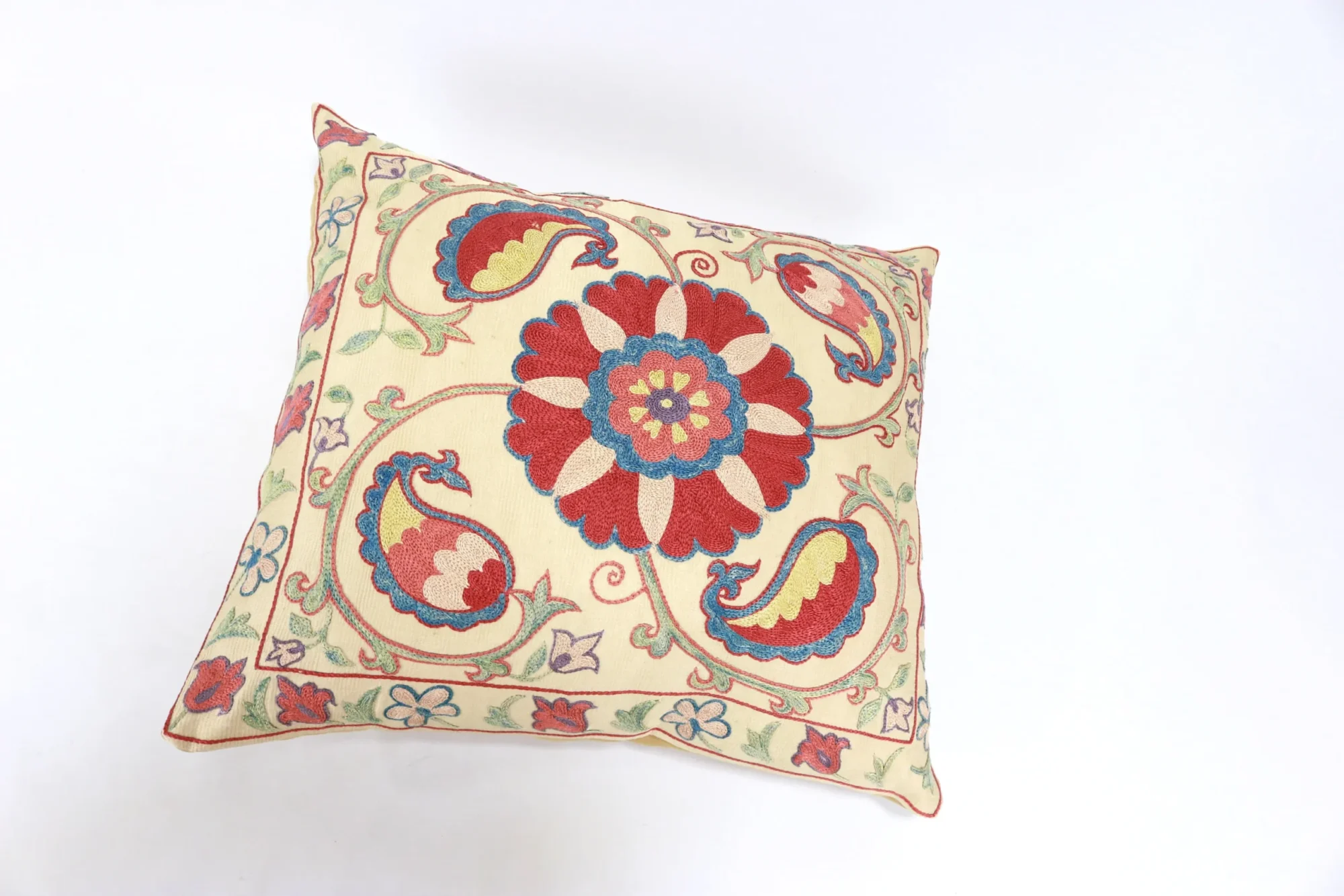 il_fullxfull.5600250979_misp Suzani Pillow Uzbek Embroidery,Suzani 16 x 16 Throw Pillow, Suzani Cushion Cover,Suzani Pillow Cover,Hand Embroidery Suzani Pillow,Best Sale