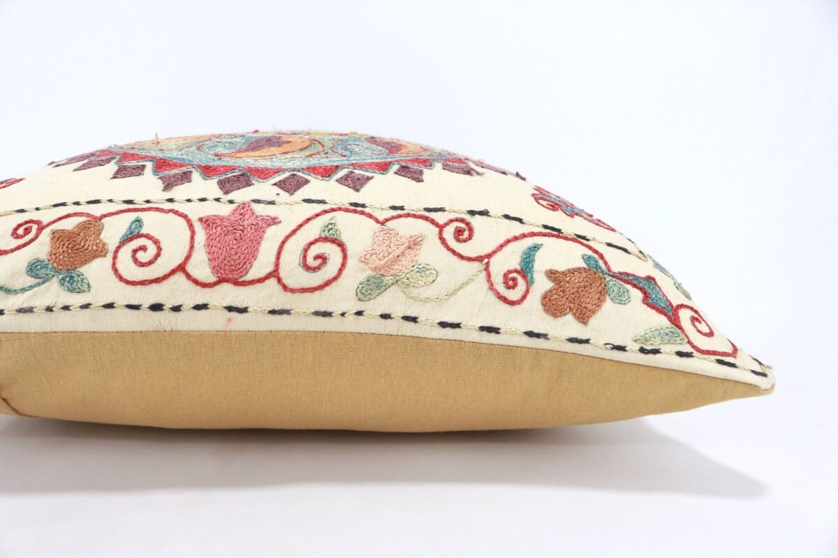 Suzani Pillow Uzbek Embroidery,Suzani 16 x 16 Throw Pillow, Suzani Cushion Cover,Suzani Pillow Cover,Hand Embroidery Suzani Pillow,Best Sale