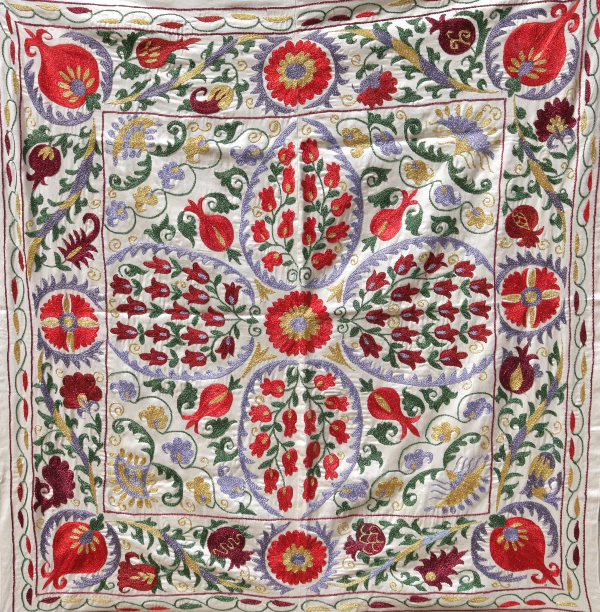 il_fullxfull.5865437374_g1ru Silk Suzani Clasic Uzbek embroidery,Suzani Fabric Suzani Wall Hanging, Bedspread, Bed cover, Wall hanging, Wall Decor fabric, Tablecloth