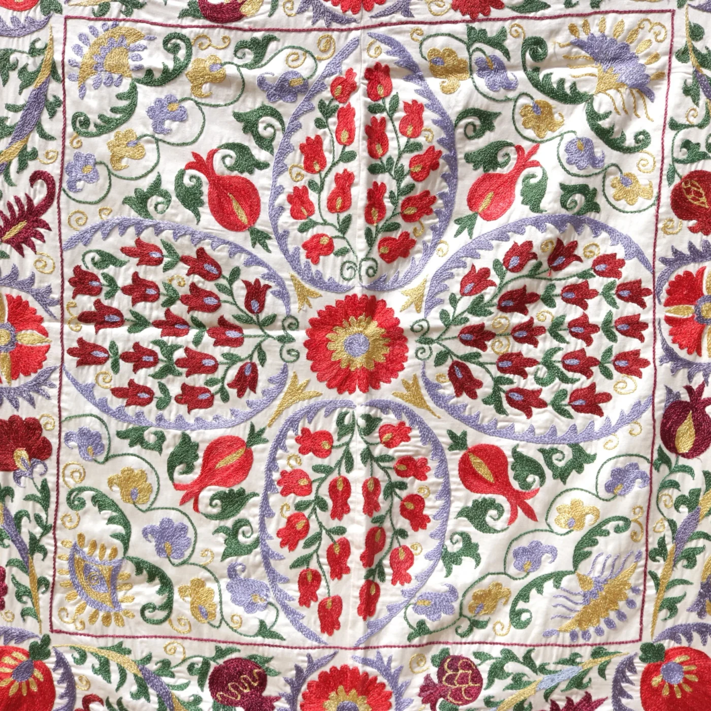 il_fullxfull.5865437474_75ta Silk Suzani Clasic Uzbek embroidery,Suzani Fabric Suzani Wall Hanging, Bedspread, Bed cover, Wall hanging, Wall Decor fabric, Tablecloth