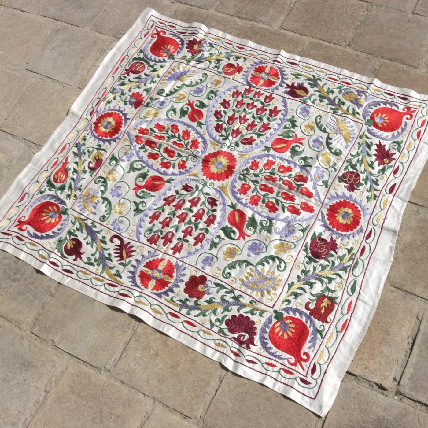 il_fullxfull.5865437984_4149 Silk Suzani Clasic Uzbek embroidery,Suzani Fabric Suzani Wall Hanging, Bedspread, Bed cover, Wall hanging, Wall Decor fabric, Tablecloth