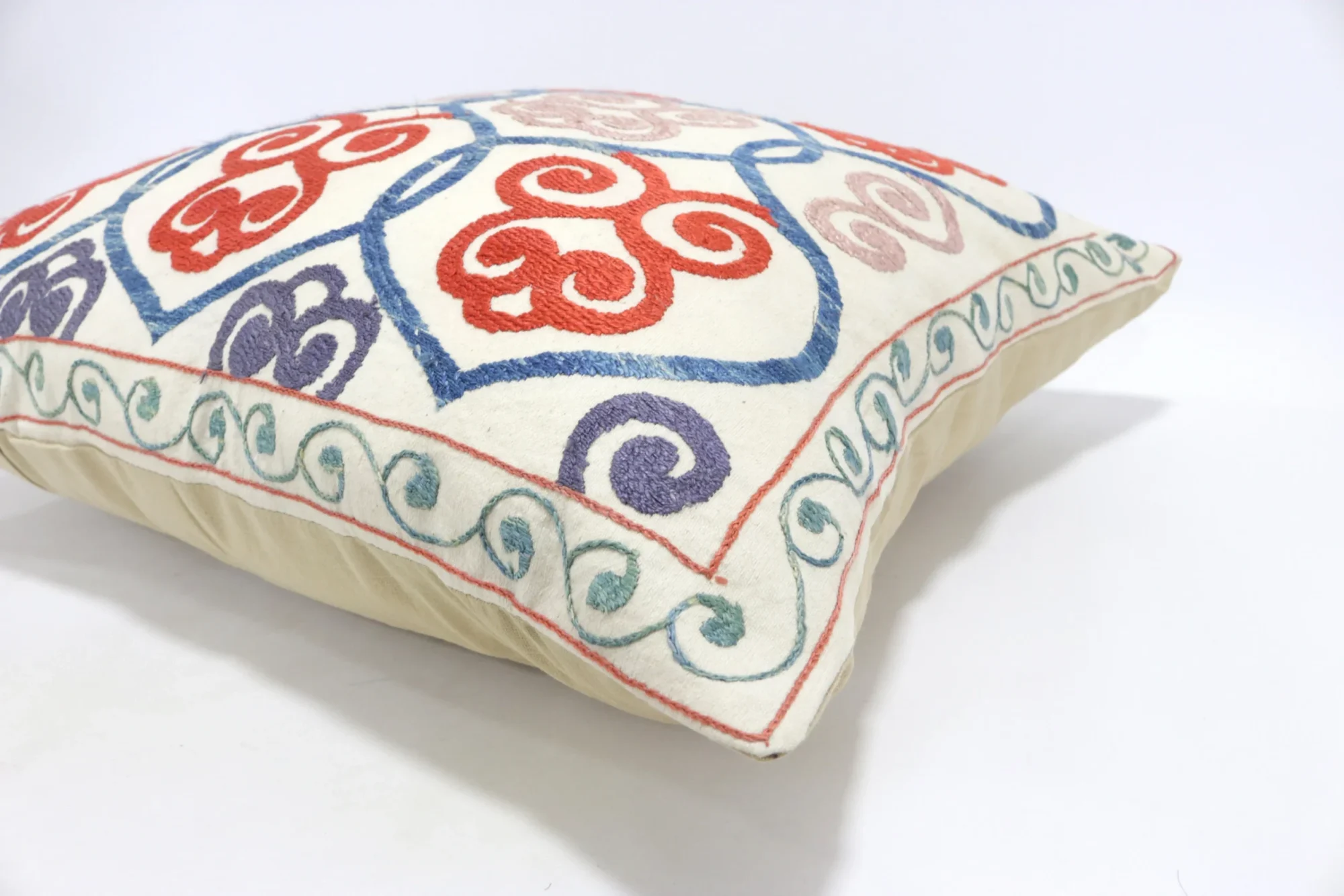 Suzani Pillow Uzbek hand embroidery Suzani Throw Pillow, Suzani Cushion Cover Suzani Pillow Cover Hand Embroidery Pillow Best Sale