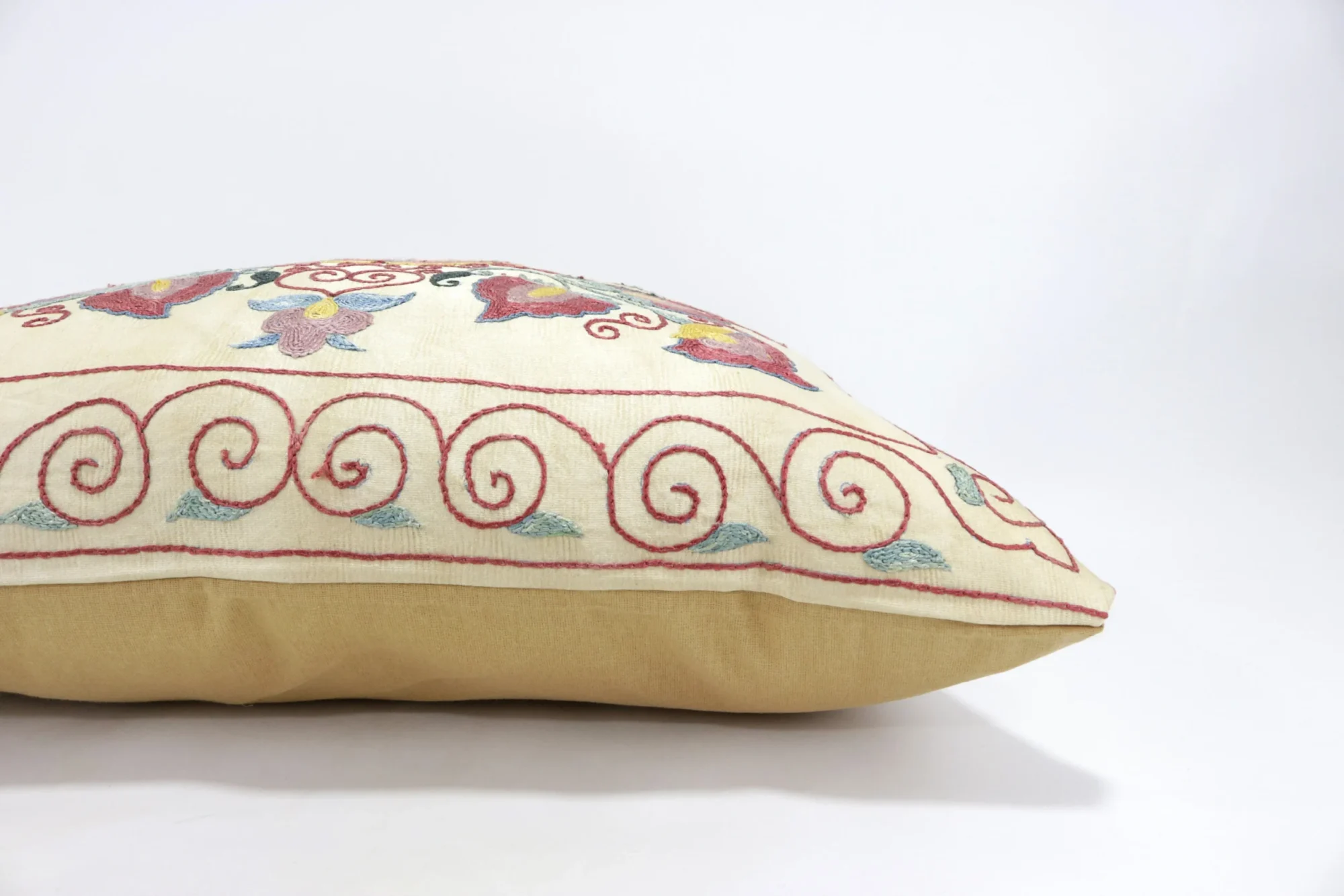 Suzani Pillow Uzbek Embroidery, Suzani Throw Pillow, Suzani Cushion Cover, Suzani Pillow Cover, Hand Embroidery Decorative Pillow-Pillowcase