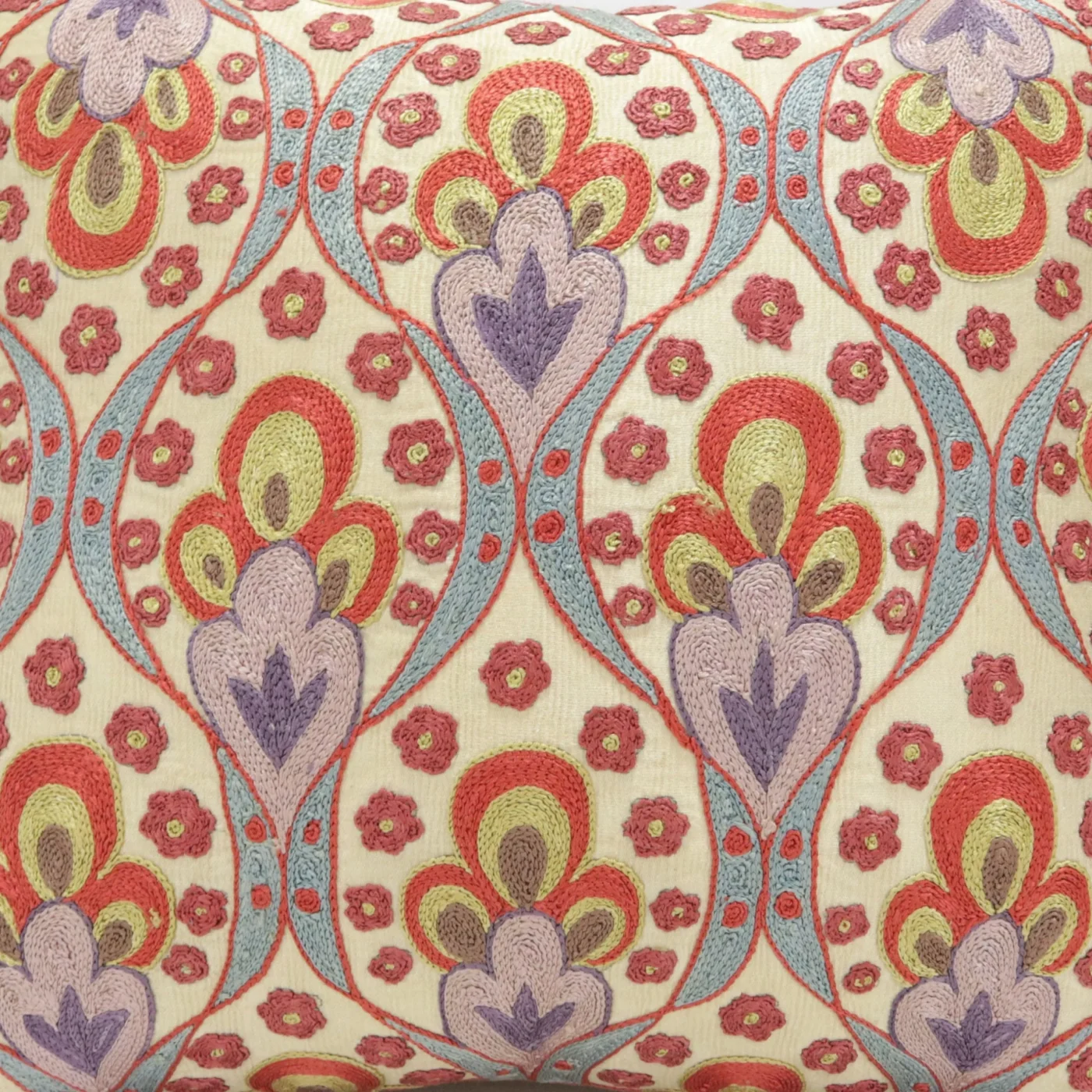 Suzani Pillow Uzbek Embroidery, Suzani Throw Pillow, Suzani Cushion Cover, Suzani Pillow Cover, Hand Embroidery Decorative Pillow-Pillowcase