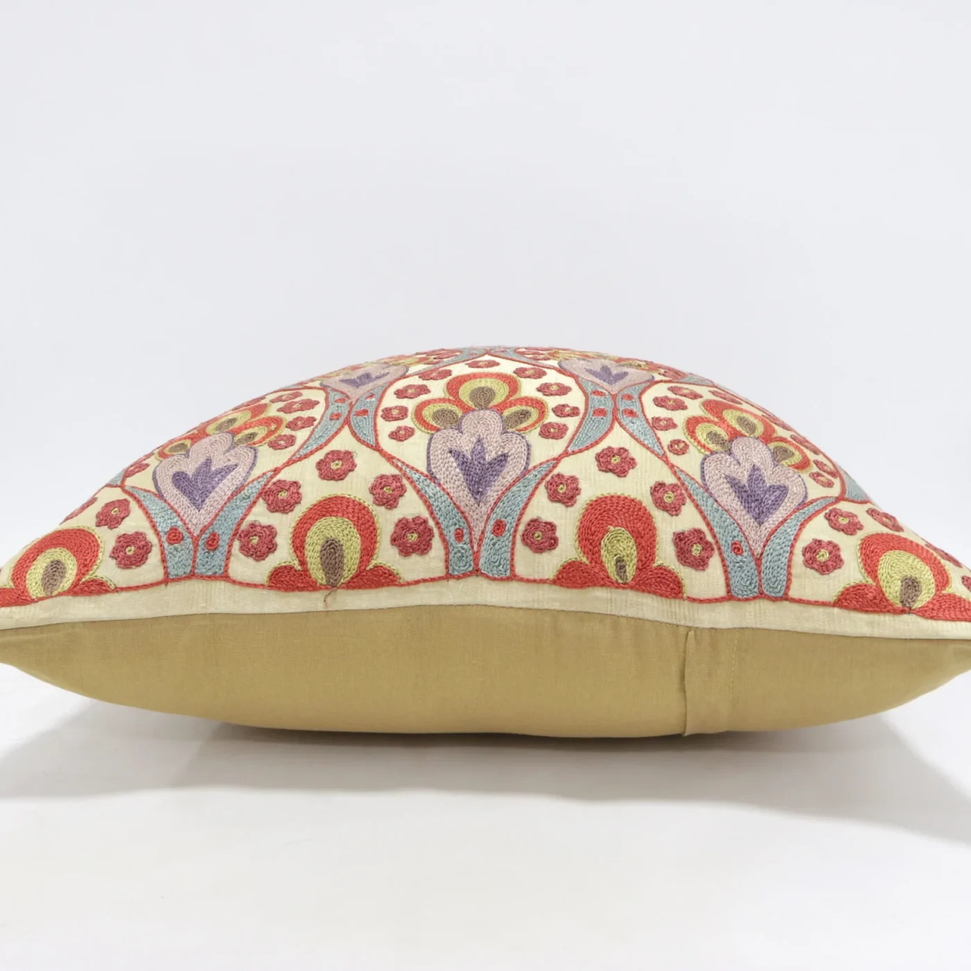 Suzani Pillow Uzbek Embroidery, Suzani Throw Pillow, Suzani Cushion Cover, Suzani Pillow Cover, Hand Embroidery Decorative Pillow-Pillowcase