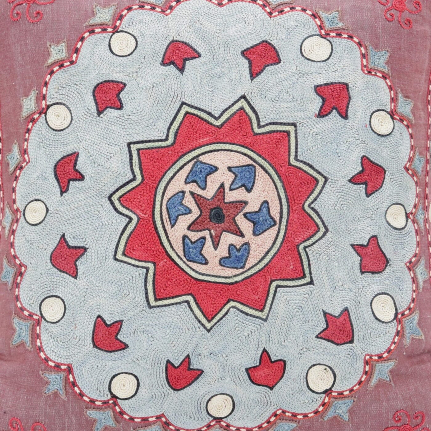 Suzani Pillow Uzbek Embroidery,Suzani 16 x 16 Throw Pillow, Suzani Cushion Cover,Suzani Pillow Cover,Hand Embroidery Suzani Pillow,Best Sale