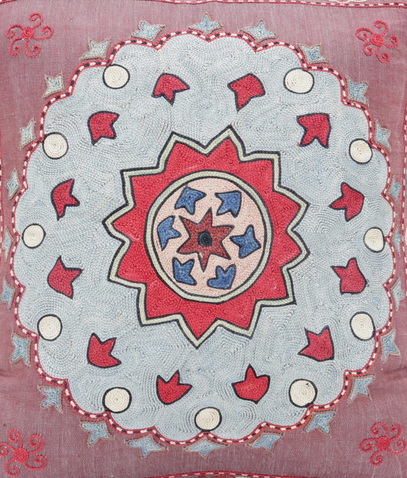 Suzani Pillow Uzbek Embroidery,Suzani 16 x 16 Throw Pillow, Suzani Cushion Cover,Suzani Pillow Cover,Hand Embroidery Suzani Pillow,Best Sale