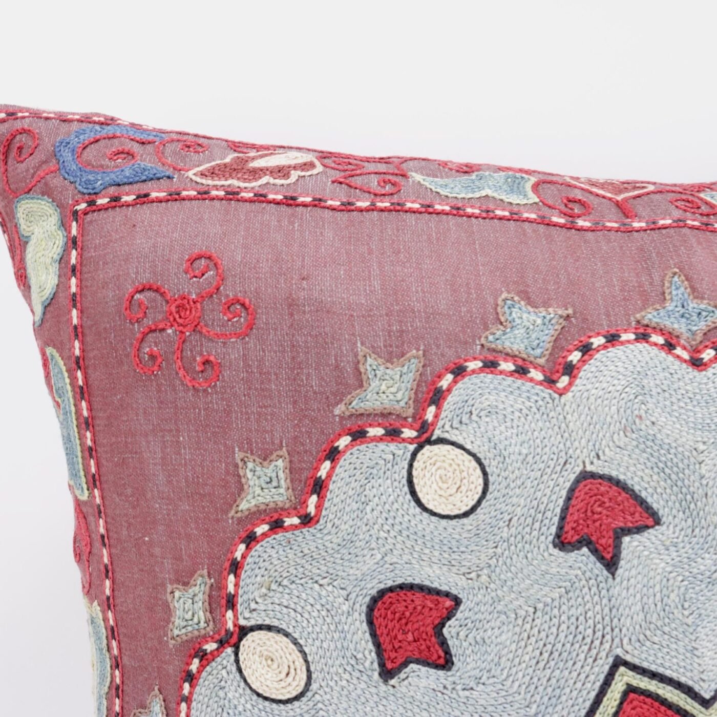 Suzani Pillow Uzbek Embroidery,Suzani 16 x 16 Throw Pillow, Suzani Cushion Cover,Suzani Pillow Cover,Hand Embroidery Suzani Pillow,Best Sale