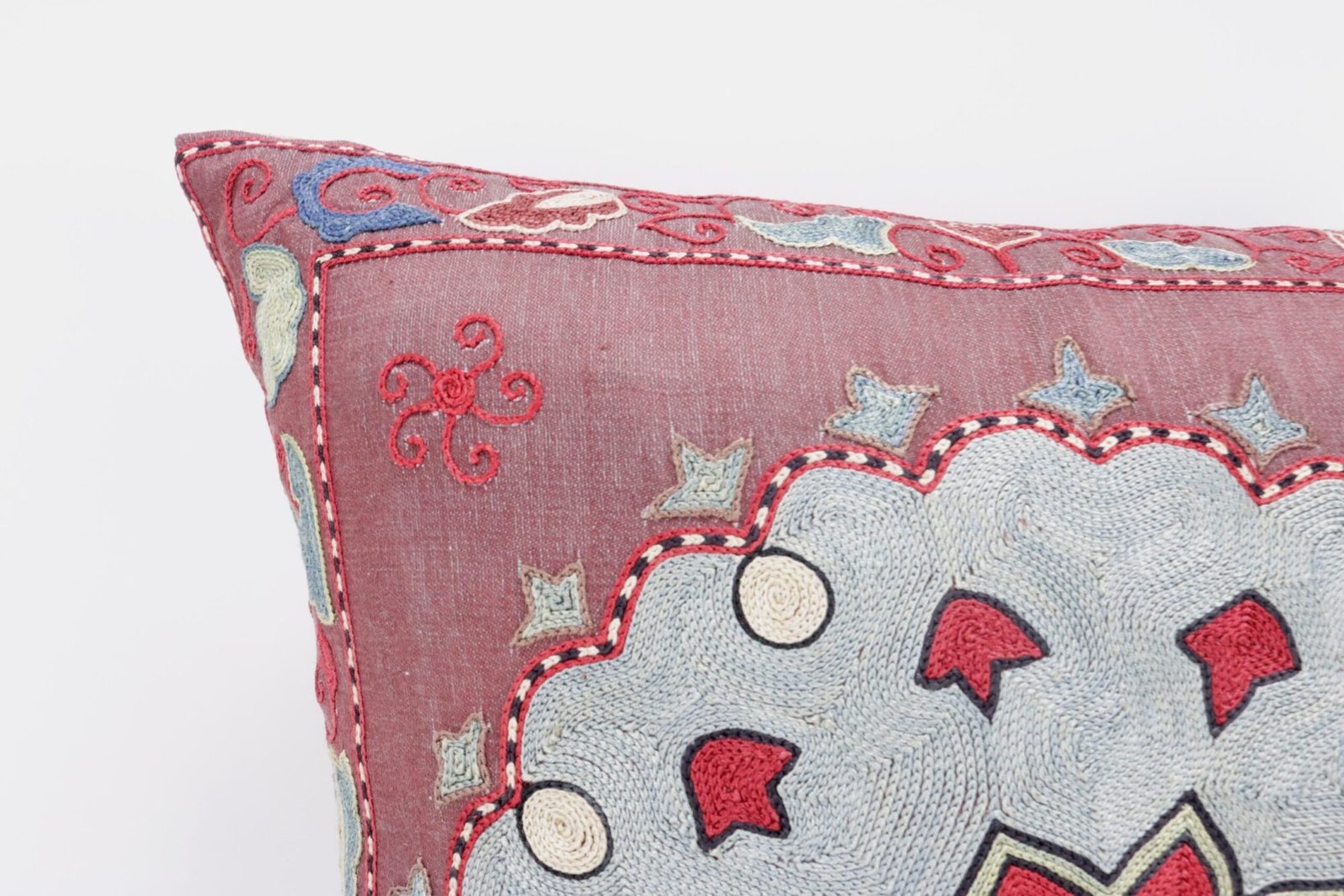 Suzani Pillow Uzbek Embroidery,Suzani 16 x 16 Throw Pillow, Suzani Cushion Cover,Suzani Pillow Cover,Hand Embroidery Suzani Pillow,Best Sale