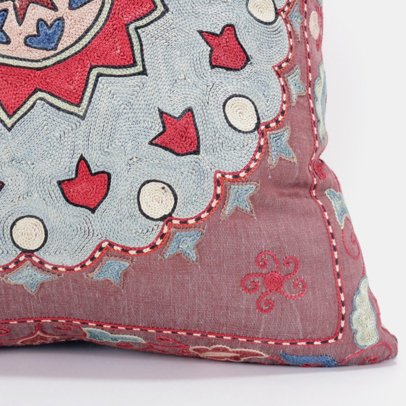 Suzani Pillow Uzbek Embroidery,Suzani 16 x 16 Throw Pillow, Suzani Cushion Cover,Suzani Pillow Cover,Hand Embroidery Suzani Pillow,Best Sale