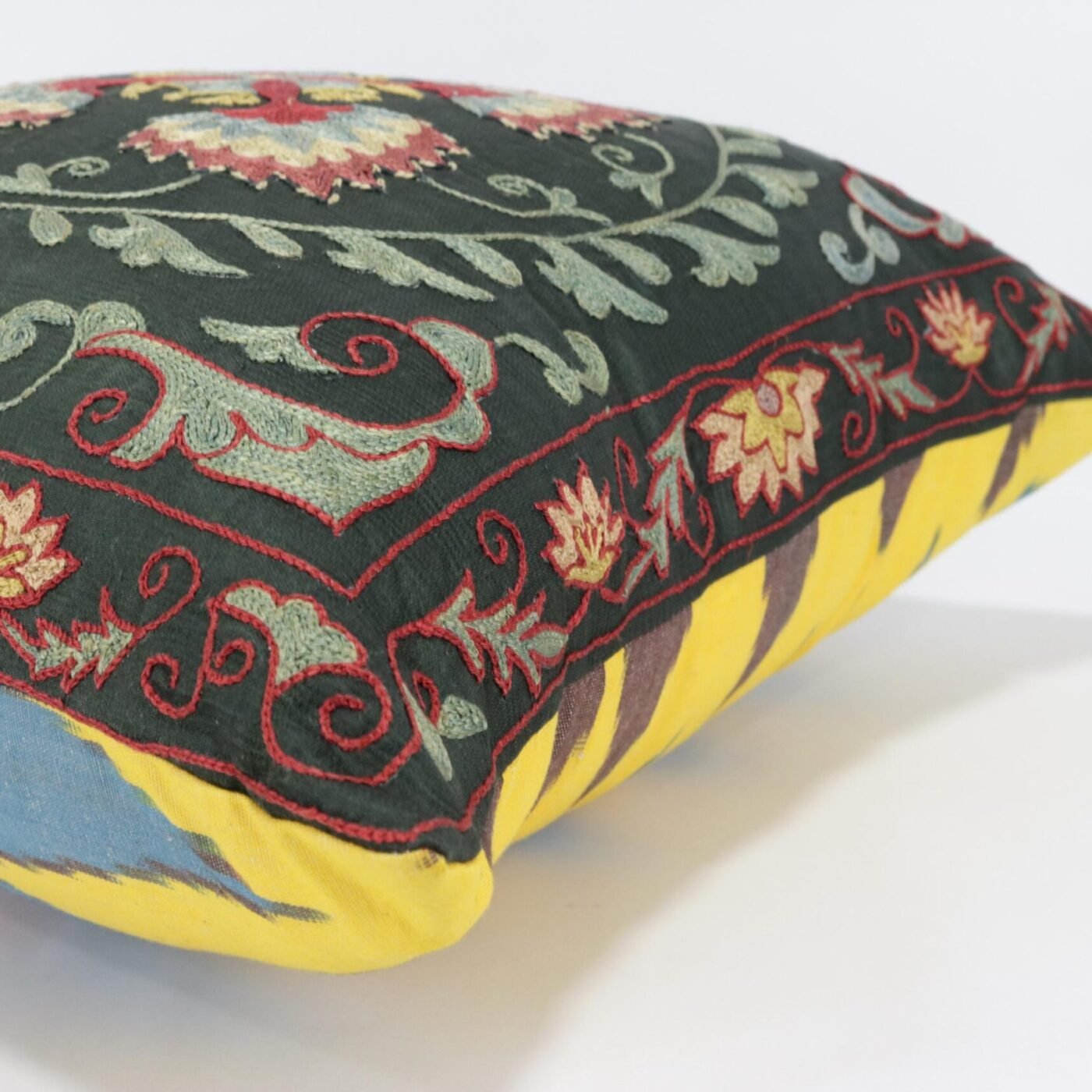 Suzani Pillow Uzbek Embroidery,Suzani 16 x 16 Throw Pillow, Suzani Cushion Cover,Suzani Pillow Cover,Hand Embroidery Suzani Pillow,Best Sale