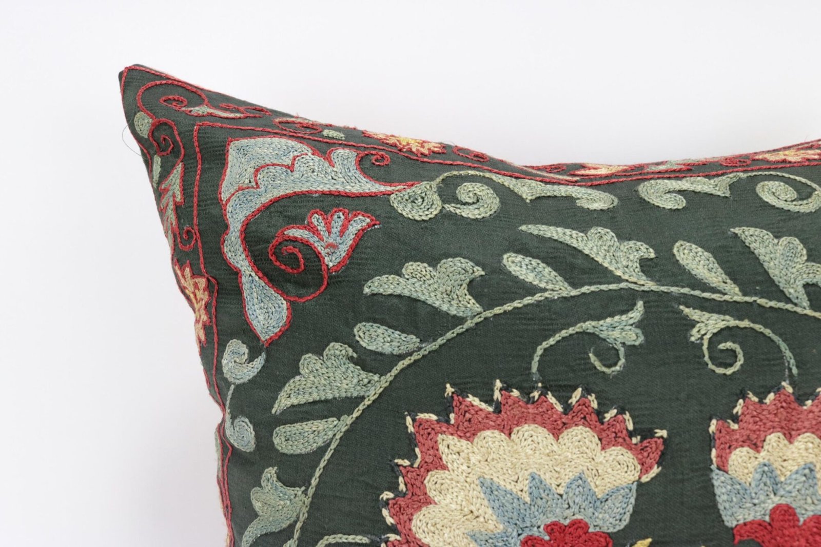 Suzani Pillow Uzbek Embroidery,Suzani 16 x 16 Throw Pillow, Suzani Cushion Cover,Suzani Pillow Cover,Hand Embroidery Suzani Pillow,Best Sale