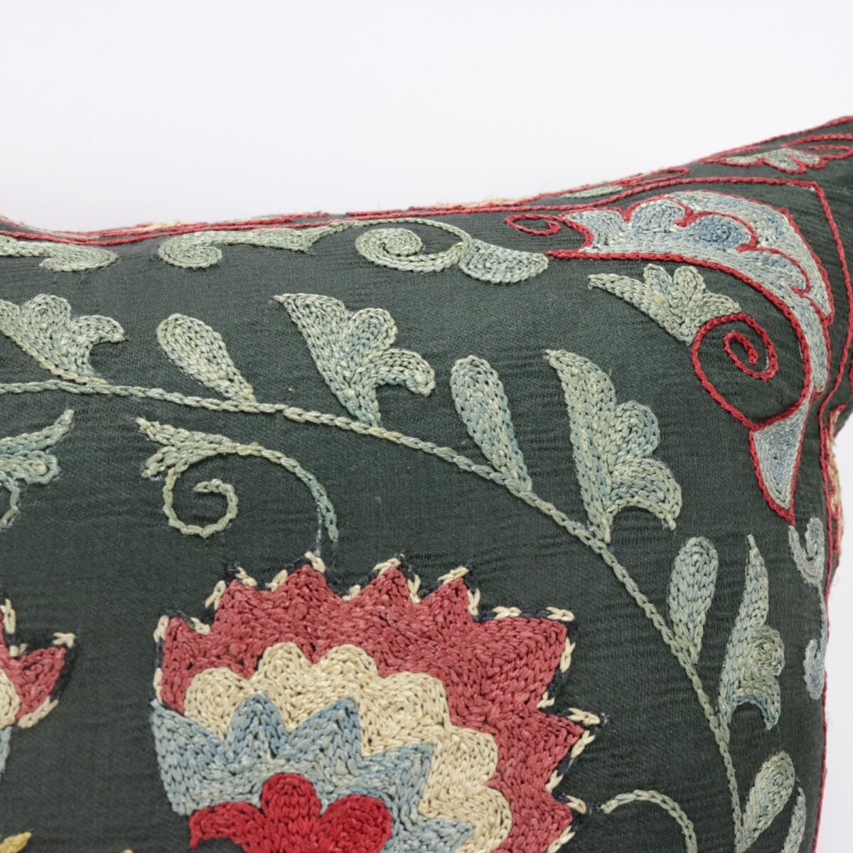 Suzani Pillow Uzbek Embroidery,Suzani 16 x 16 Throw Pillow, Suzani Cushion Cover,Suzani Pillow Cover,Hand Embroidery Suzani Pillow,Best Sale