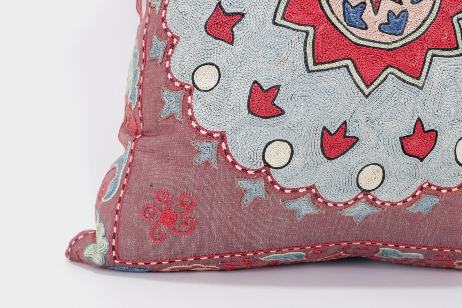 Suzani Pillow Uzbek Embroidery,Suzani 16 x 16 Throw Pillow, Suzani Cushion Cover,Suzani Pillow Cover,Hand Embroidery Suzani Pillow,Best Sale