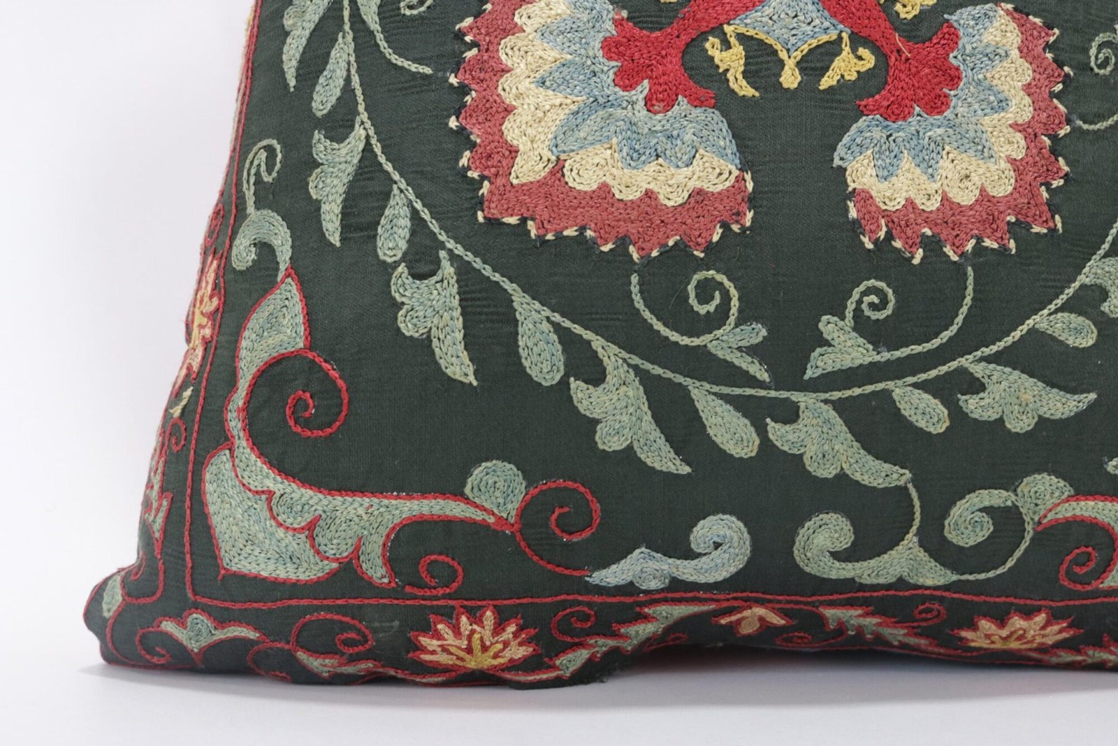 Suzani Pillow Uzbek Embroidery,Suzani 16 x 16 Throw Pillow, Suzani Cushion Cover,Suzani Pillow Cover,Hand Embroidery Suzani Pillow,Best Sale