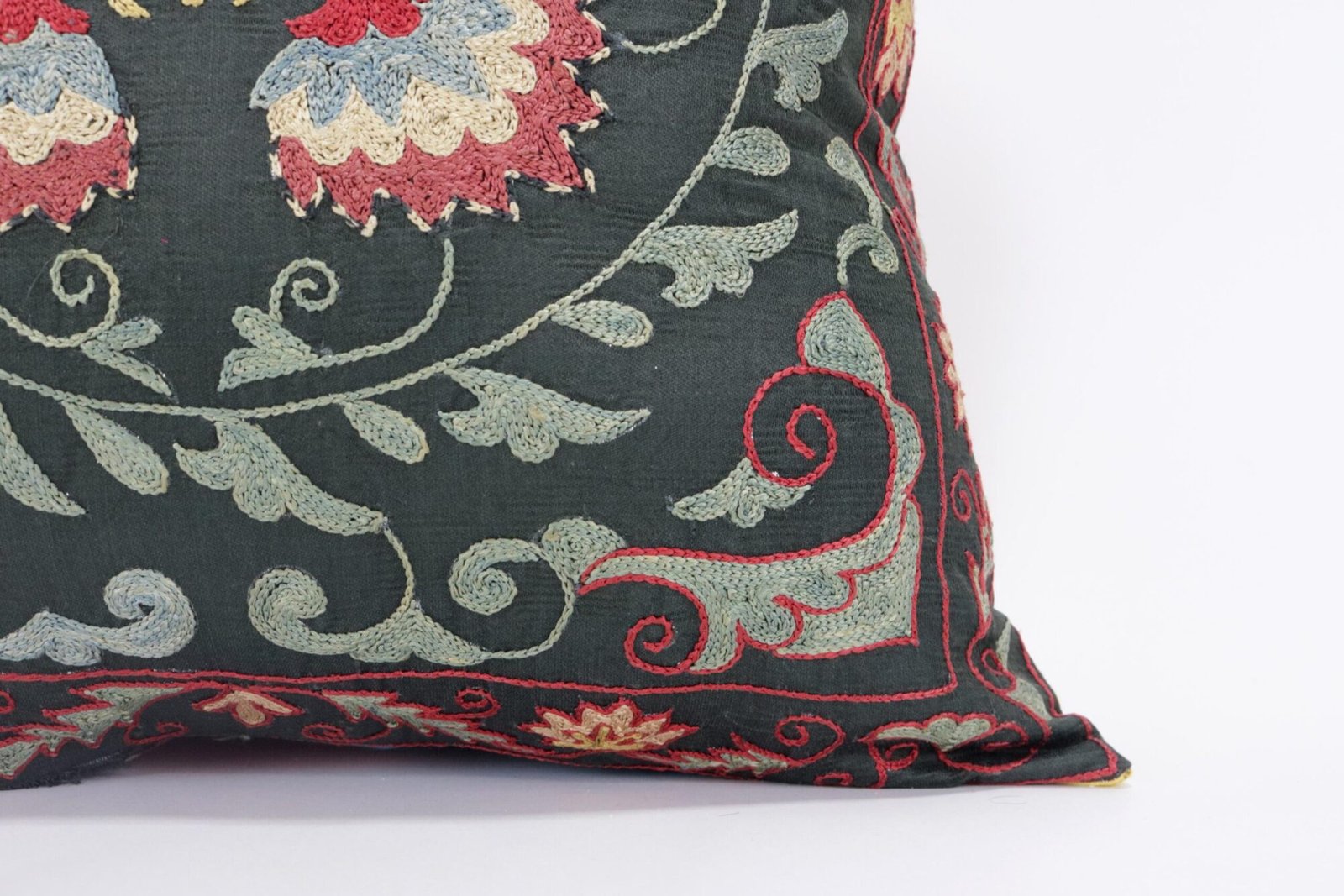 Suzani Pillow Uzbek Embroidery,Suzani 16 x 16 Throw Pillow, Suzani Cushion Cover,Suzani Pillow Cover,Hand Embroidery Suzani Pillow,Best Sale
