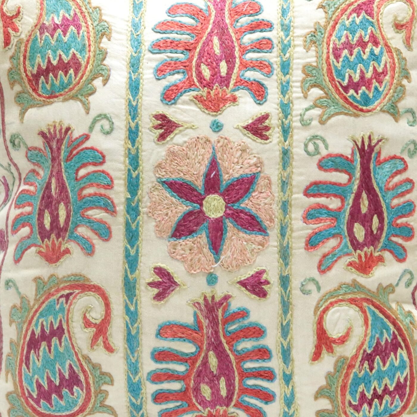 Suzani Pillow Uzbek Embroidery,Suzani 16 x 16 Throw Pillow, Suzani Cushion Cover,Suzani Pillow Cover,Hand Embroidery Suzani Pillow,Best Sale