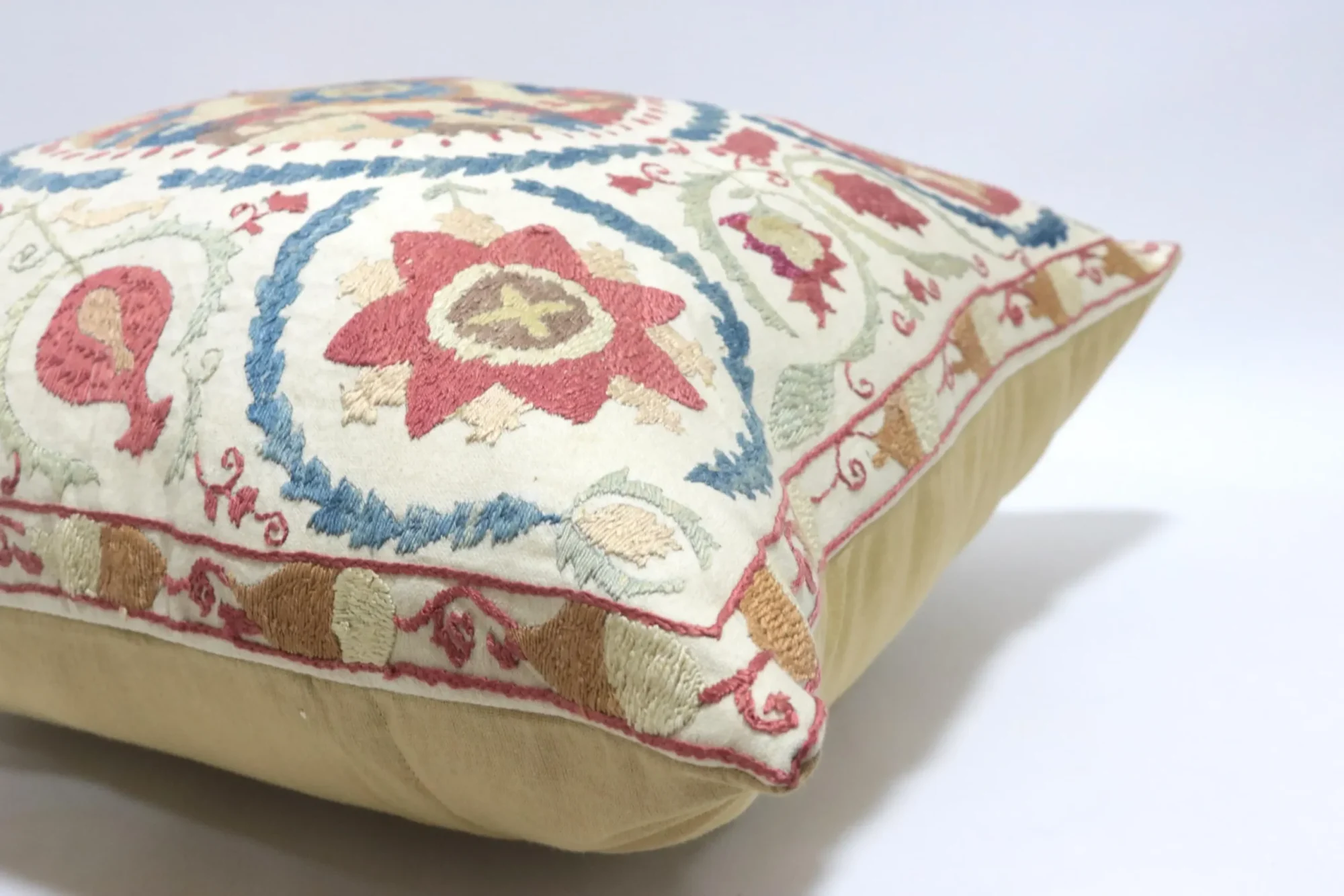 Suzani Pillow Uzbek hand embroidery Suzani Throw Pillow, Suzani Cushion Cover Suzani Pillow Cover Hand Embroidery Pillow Best Sale