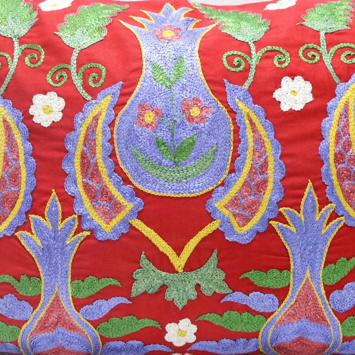 Suzani Pillow Uzbek Embroidery,Suzani Throw Pillow, Suzani Cushion Cover,Suzani Pillow Cover,Hand Embroidery Suzani Pillow,Best Sale