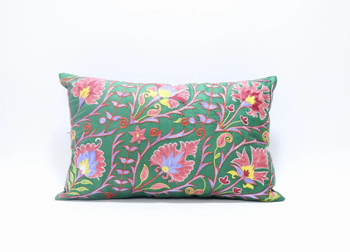 Suzani Pillow Uzbek Embroidery,Suzani Throw Pillow, Suzani Cushion Cover,Suzani Pillow Cover,Hand Embroidery Suzani Pillow,Best Sale