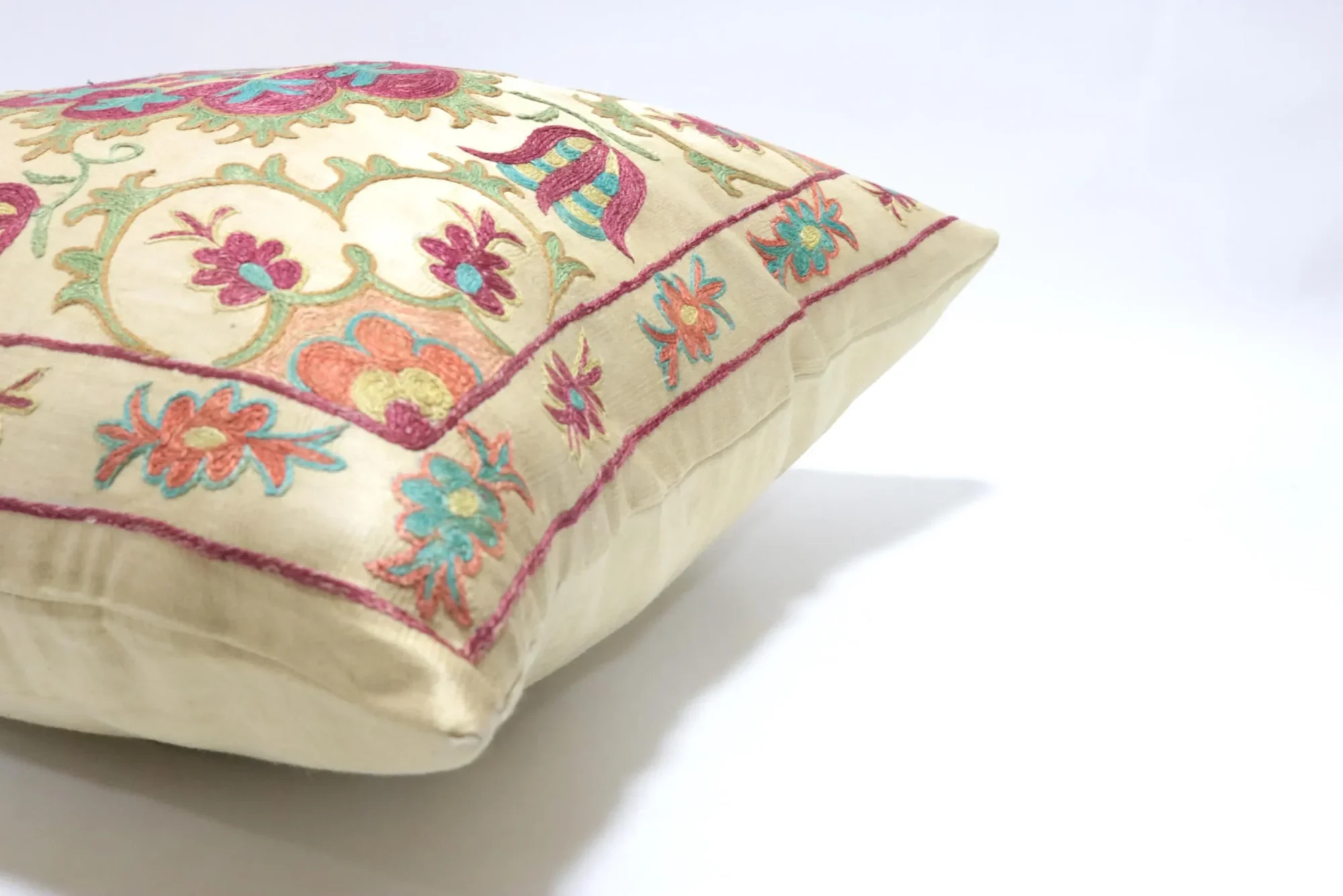Suzani Pillow Uzbek Embroidery,Suzani 16 x 16 Throw Pillow, Suzani Cushion Cover,Suzani Pillow Cover,Hand Embroidery Suzani Pillow,Best Sale