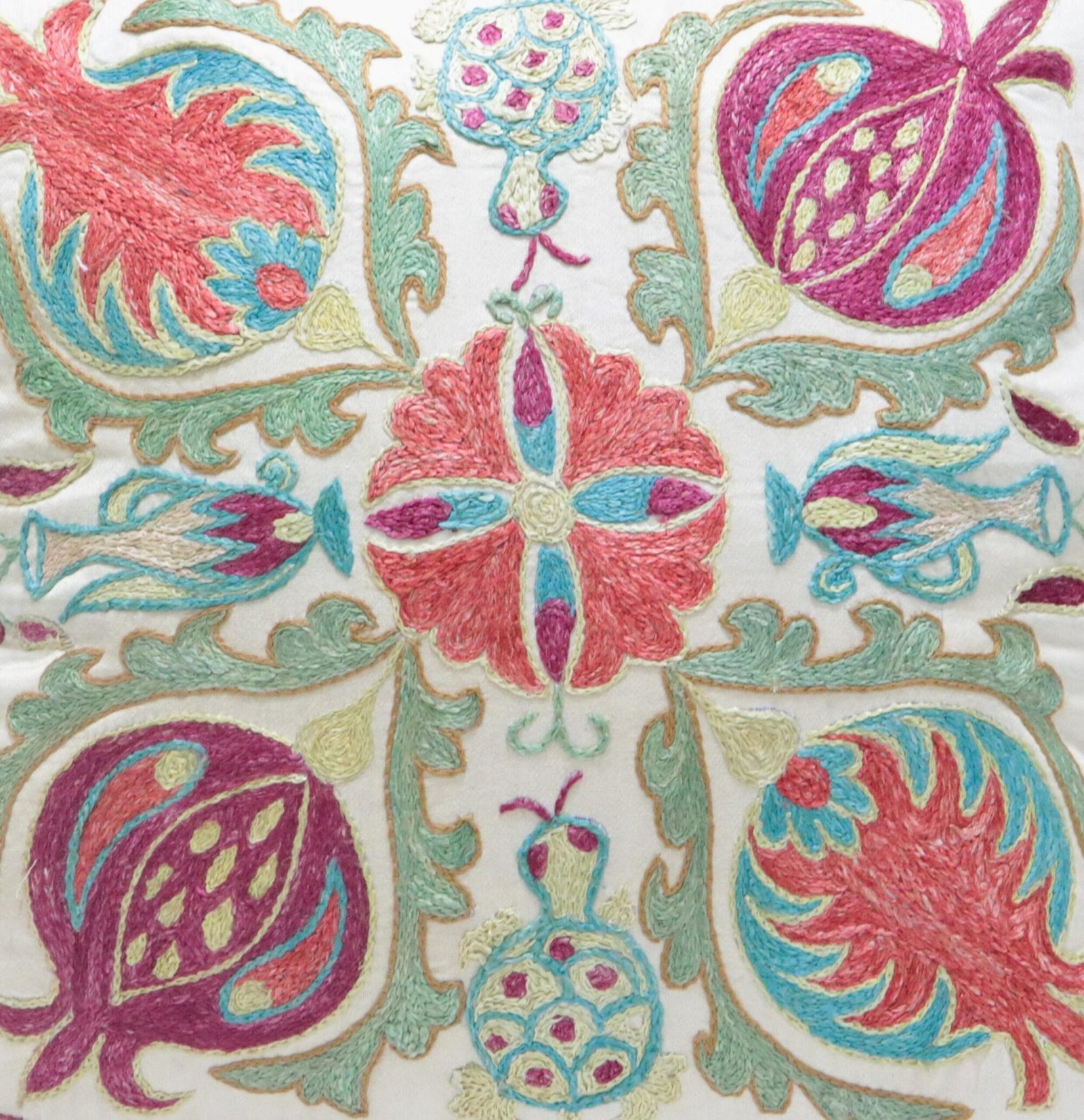 il_fullxfull.6461225285_nmbo Suzani Pillow Uzbek Embroidery,Suzani 16 x 16 Throw Pillow, Suzani Cushion Cover,Suzani Pillow Cover,Hand Embroidery Suzani Pillow,Best Sale