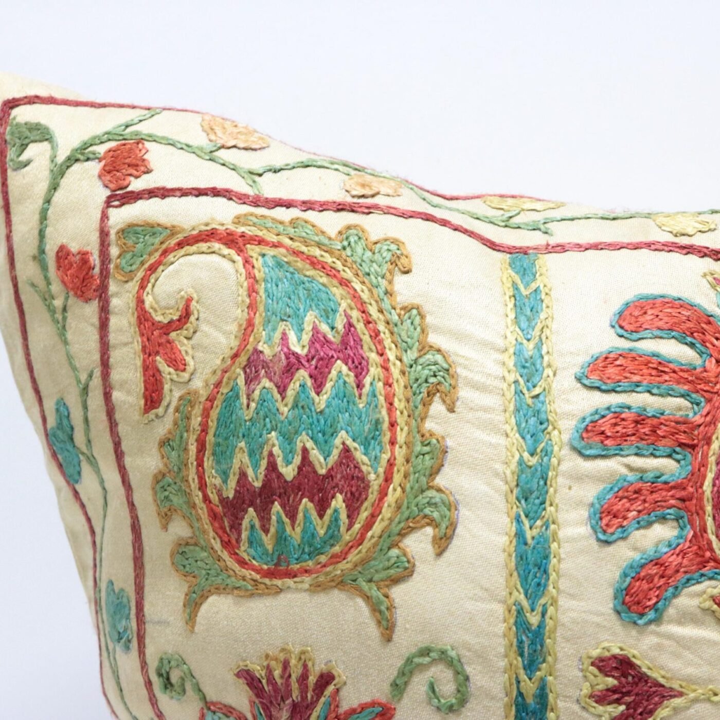 Suzani Pillow Uzbek Embroidery,Suzani 16 x 16 Throw Pillow, Suzani Cushion Cover,Suzani Pillow Cover,Hand Embroidery Suzani Pillow,Best Sale