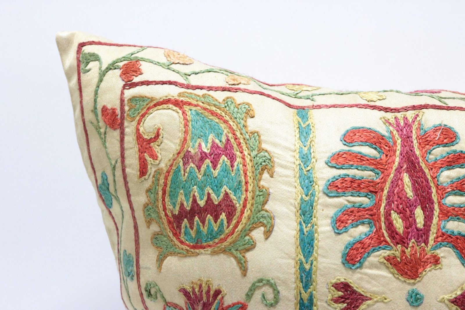 Suzani Pillow Uzbek Embroidery,Suzani 16 x 16 Throw Pillow, Suzani Cushion Cover,Suzani Pillow Cover,Hand Embroidery Suzani Pillow,Best Sale