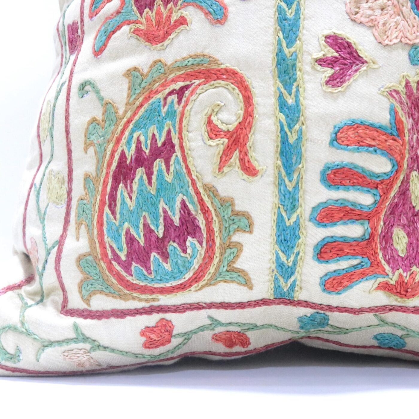 Suzani Pillow Uzbek Embroidery,Suzani 16 x 16 Throw Pillow, Suzani Cushion Cover,Suzani Pillow Cover,Hand Embroidery Suzani Pillow,Best Sale