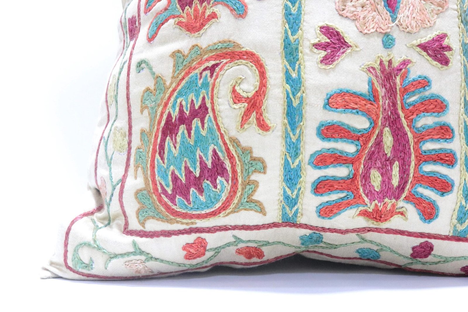 Suzani Pillow Uzbek Embroidery,Suzani 16 x 16 Throw Pillow, Suzani Cushion Cover,Suzani Pillow Cover,Hand Embroidery Suzani Pillow,Best Sale