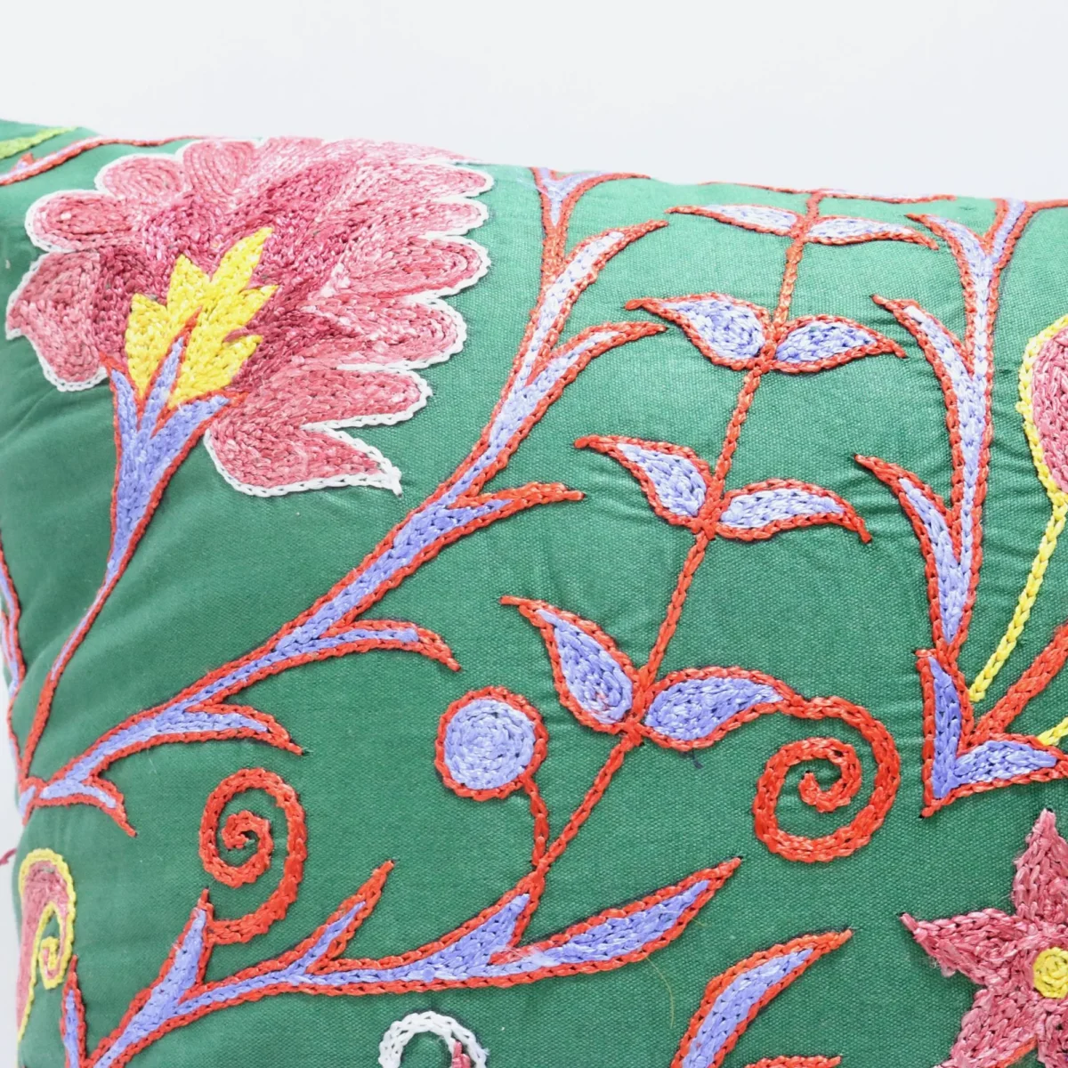 Suzani Pillow Uzbek Embroidery,Suzani Throw Pillow, Suzani Cushion Cover,Suzani Pillow Cover,Hand Embroidery Suzani Pillow,Best Sale