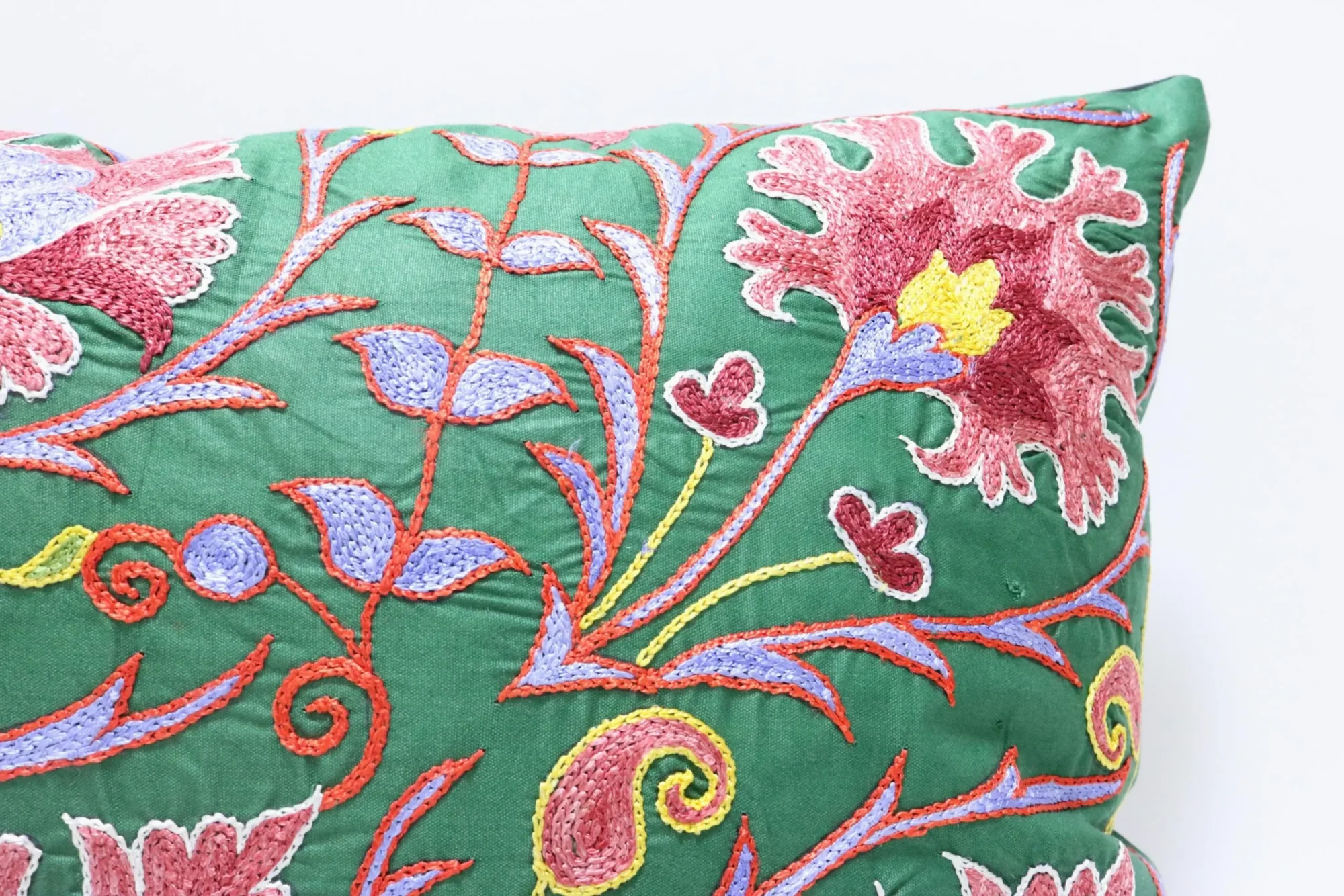 Suzani Pillow Uzbek Embroidery,Suzani Throw Pillow, Suzani Cushion Cover,Suzani Pillow Cover,Hand Embroidery Suzani Pillow,Best Sale