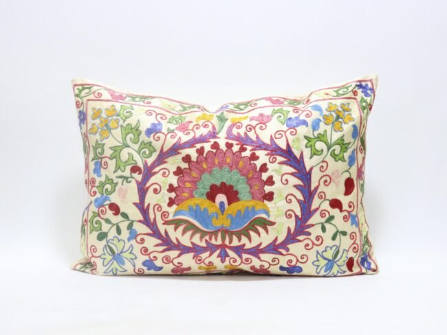 Suzani Pillow Uzbek Embroidery,Suzani Throw Pillow, Suzani Cushion Cover,Suzani Pillow Cover,Hand Embroidery Suzani Pillow,Best Sale
