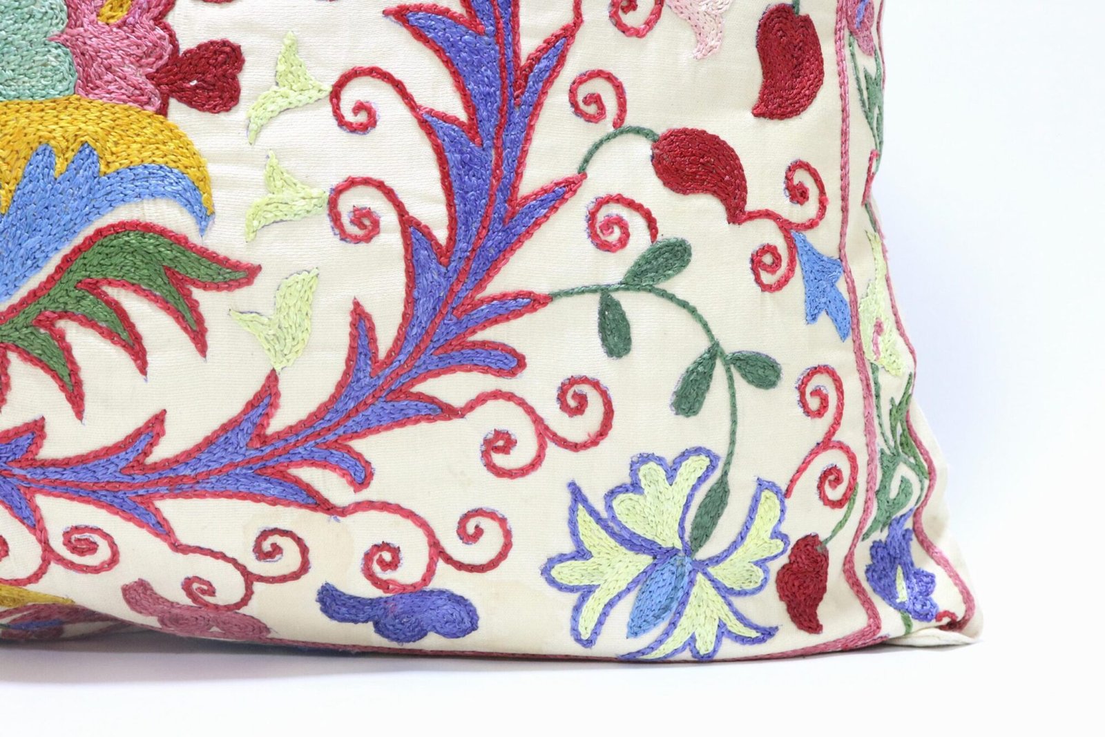 Suzani Pillow Uzbek Embroidery,Suzani Throw Pillow, Suzani Cushion Cover,Suzani Pillow Cover,Hand Embroidery Suzani Pillow,Best Sale